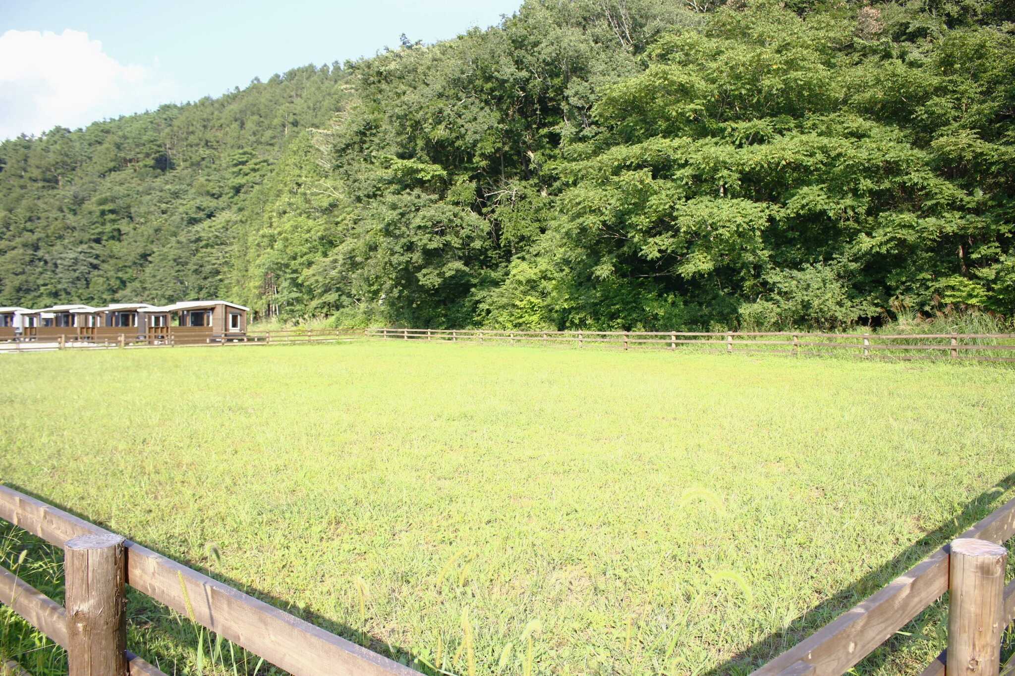 ワンちゃんが運動できる「GREEN FIELD with DOG」もございます。