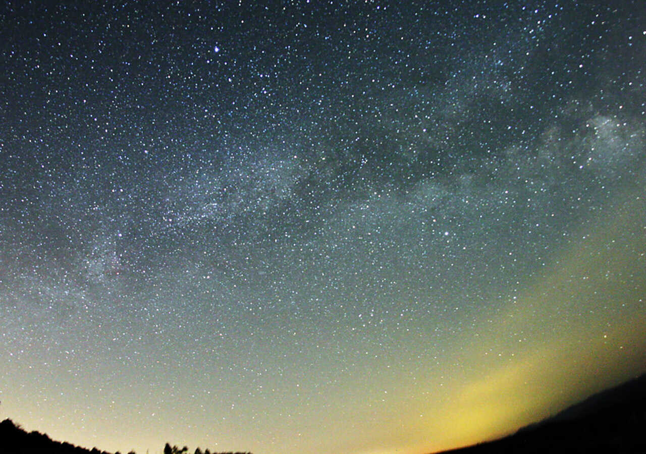 星野村はその名の通り星空がきれいなところです。キャンプに来て星空を眺めてみてはいかがですか。