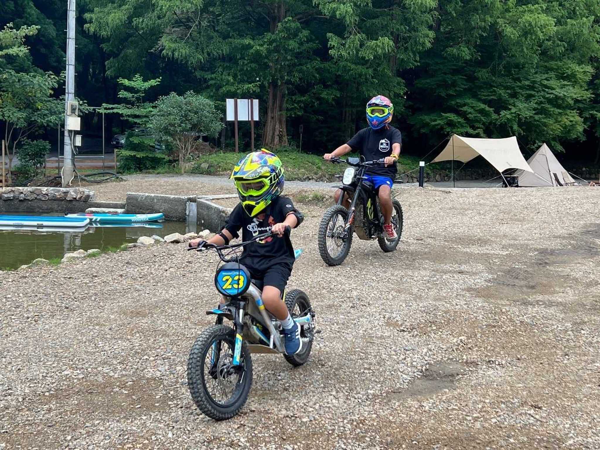 キッズバイクなどの各種アクティビティもレンタルしております。