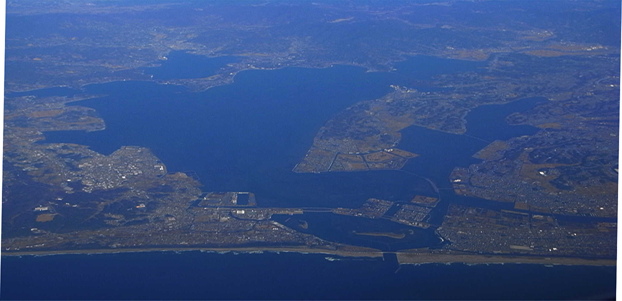 浜名湖の真ん中