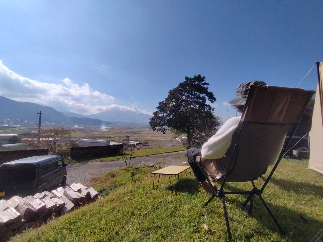 阿蘇の風景を独り占めできます!
