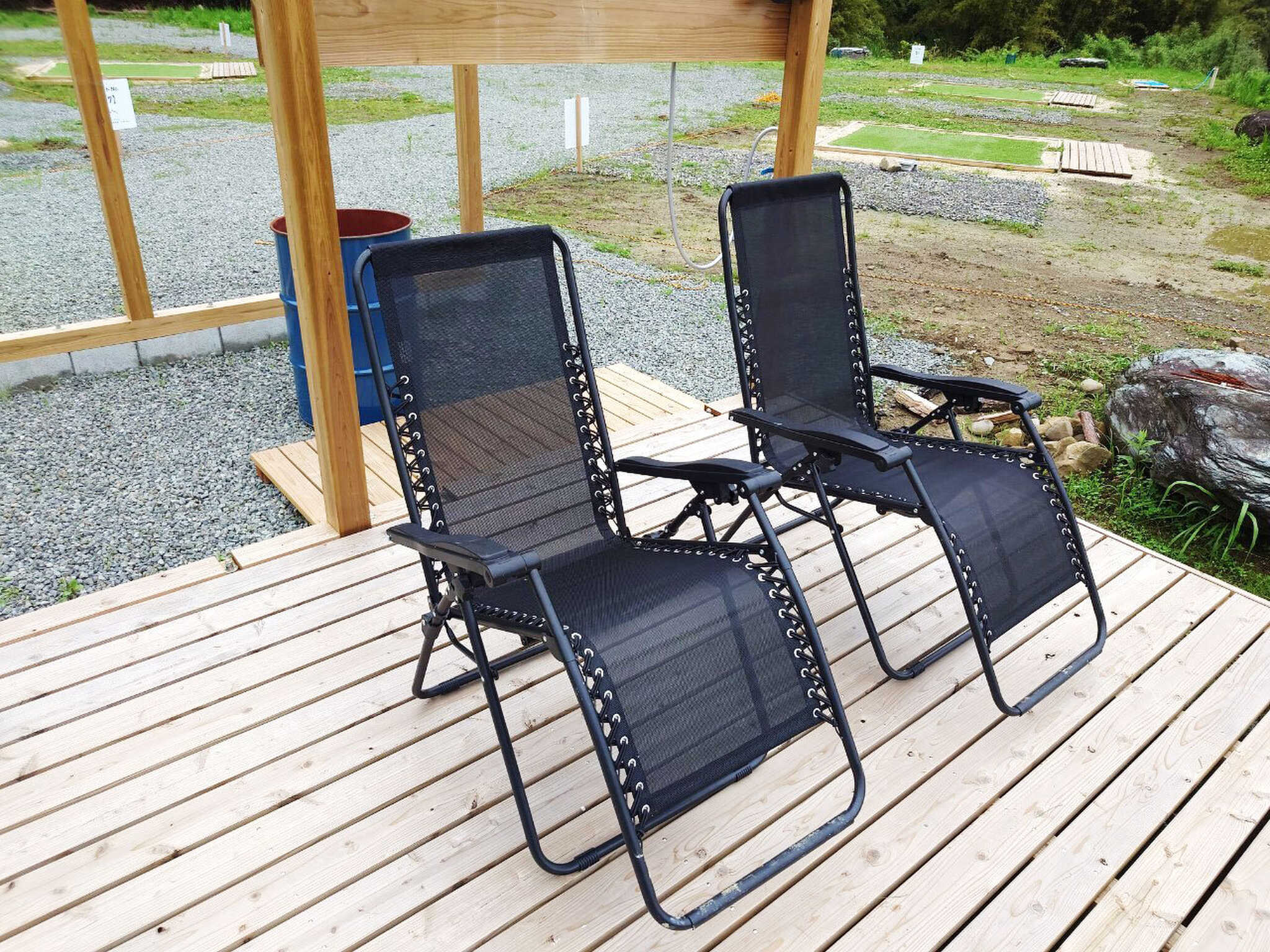 〈平日無料〉シャワー付きウッドデッキ