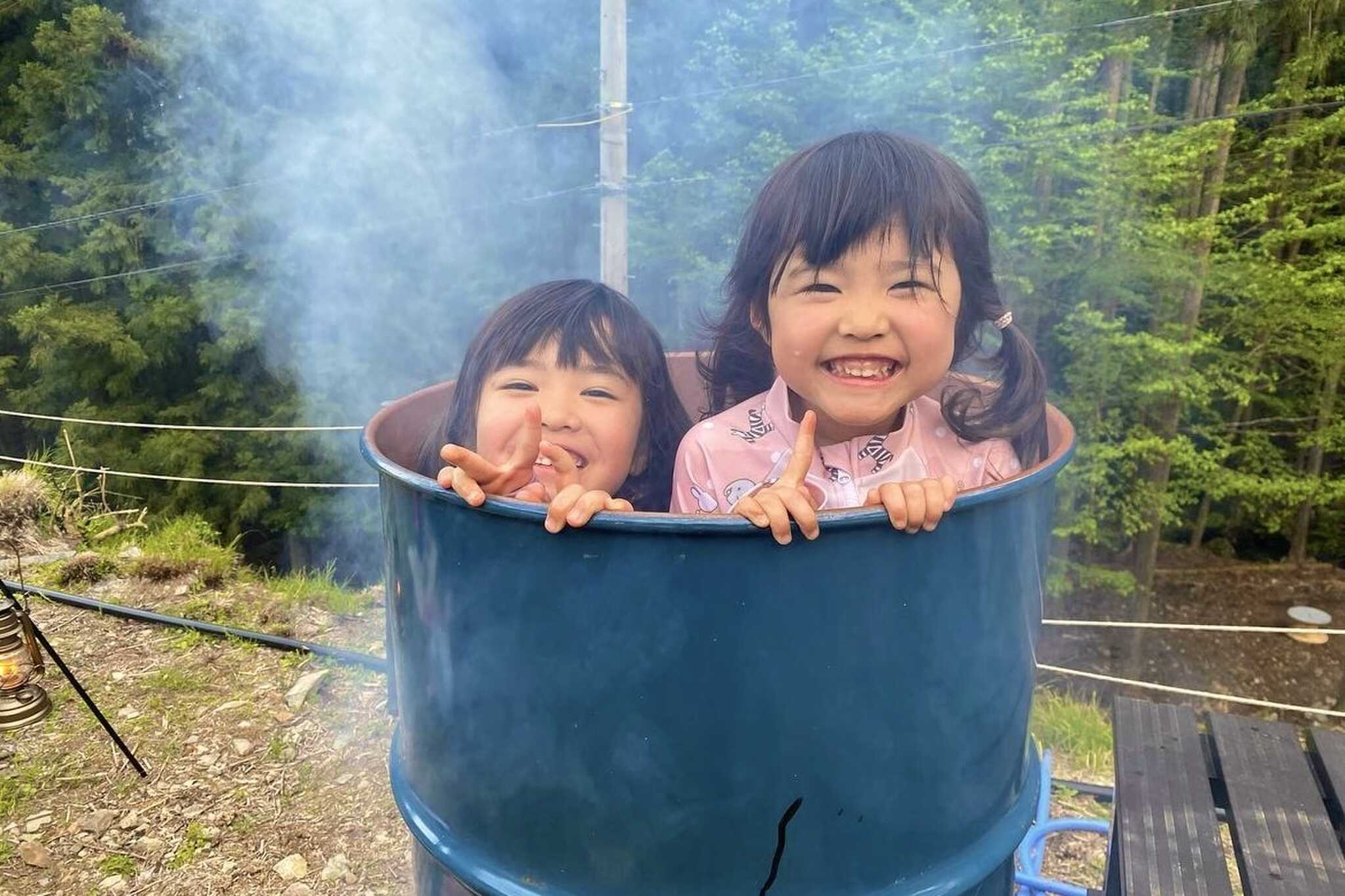 大人気!五右衛門風呂付きサイトで素敵な思い出を作ってください☆