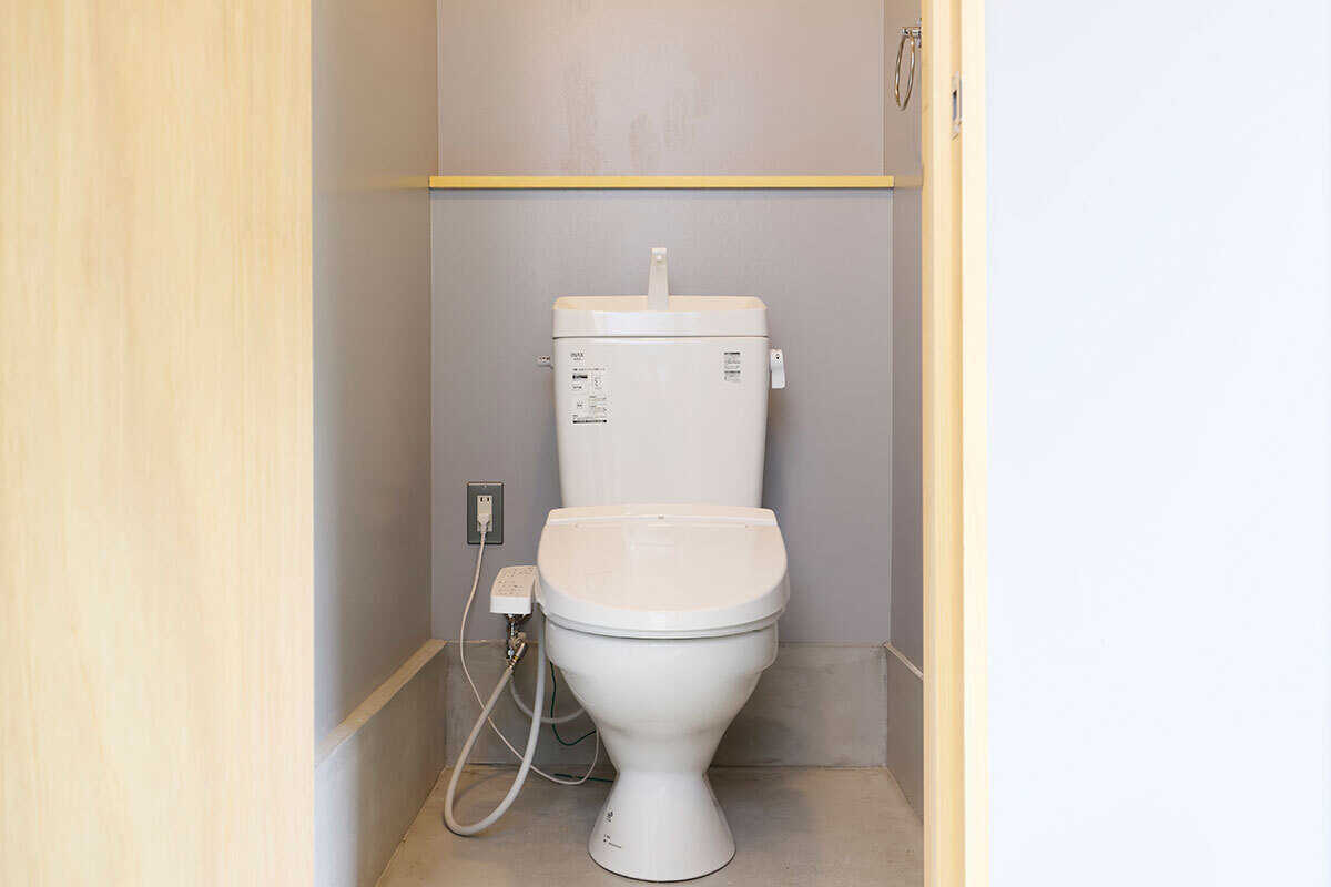 清潔なトイレが利用できます