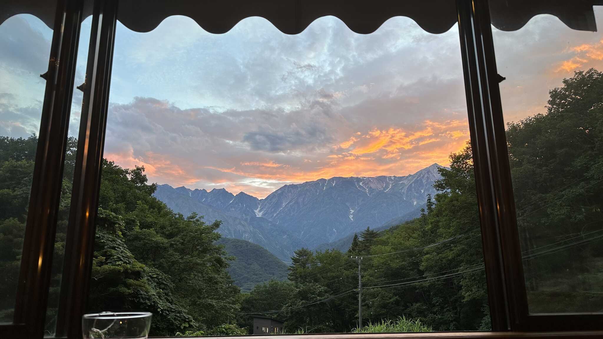 夏の夕焼け