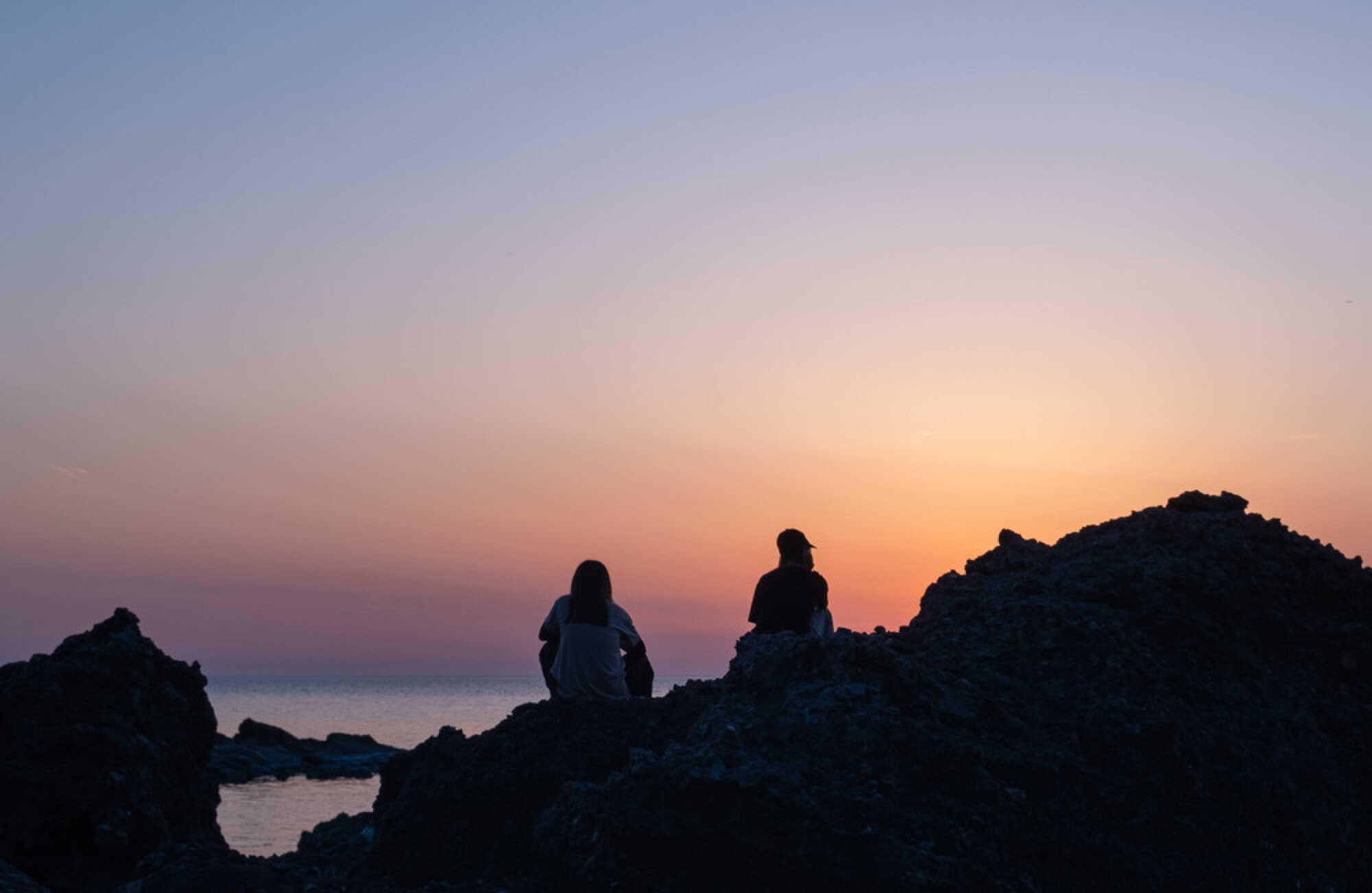 最高に綺麗な夕暮れに出会えるかも