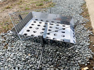 ◤レンタル◢ 〈BBQ可〉焚き火台「ファイアグリル」