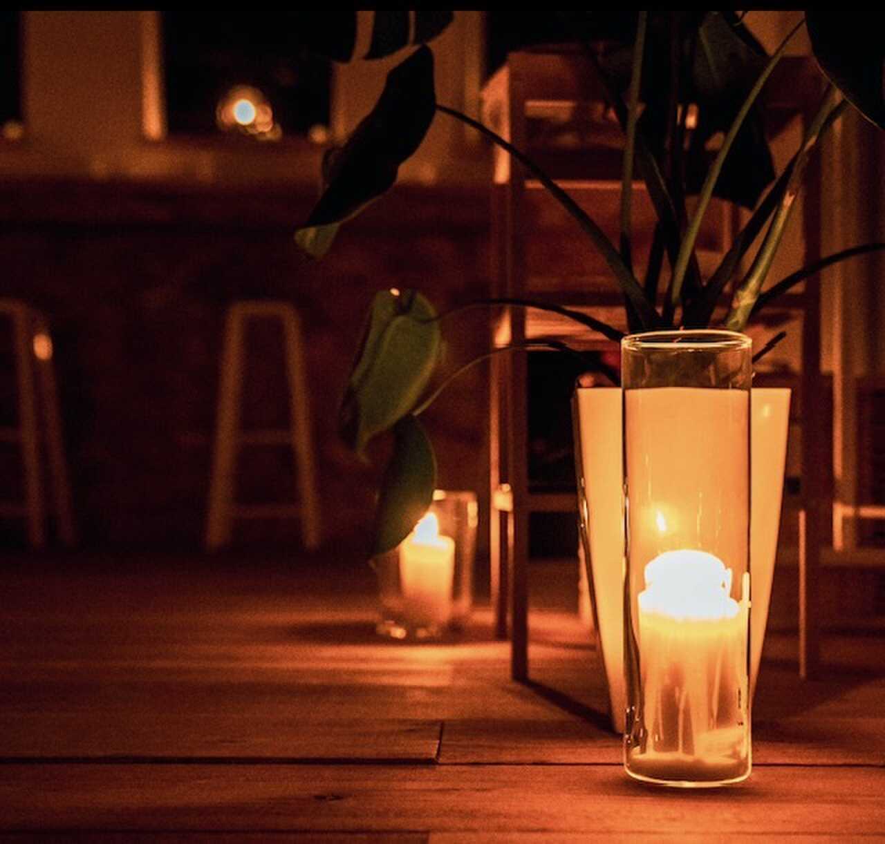 土曜日限定candle night19時~22時