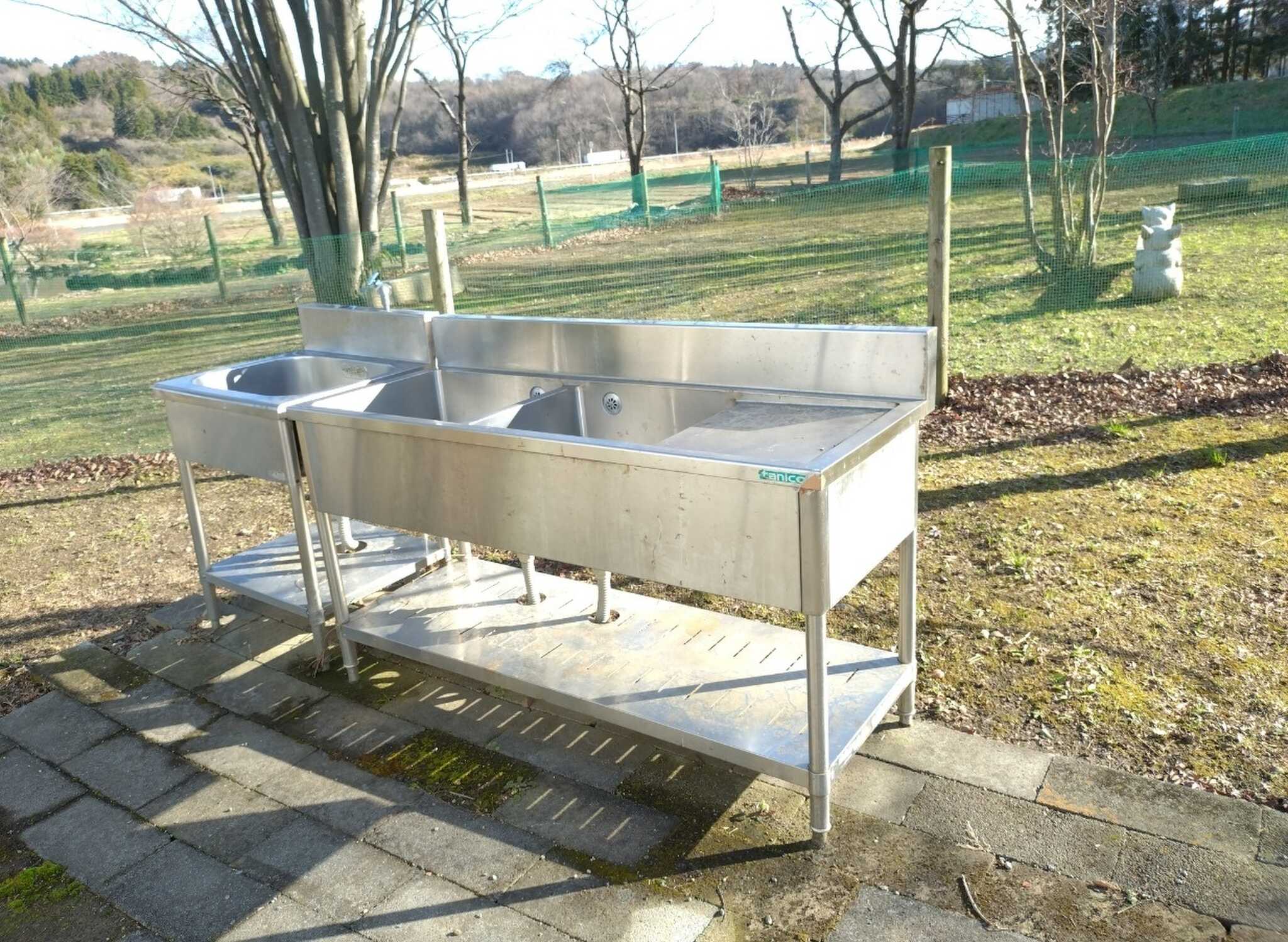 炊事場はいつも清潔に管理しております。安心してご利用ください。