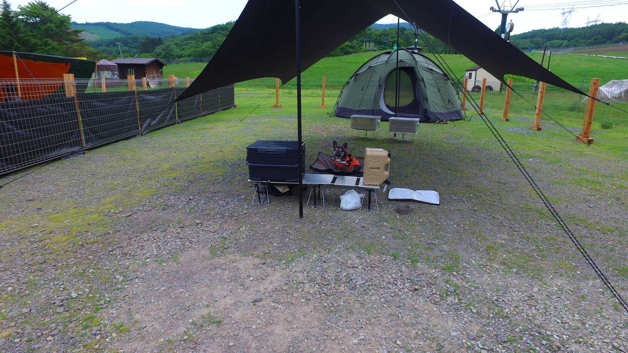 大型テント、タープを入れても問題なし!