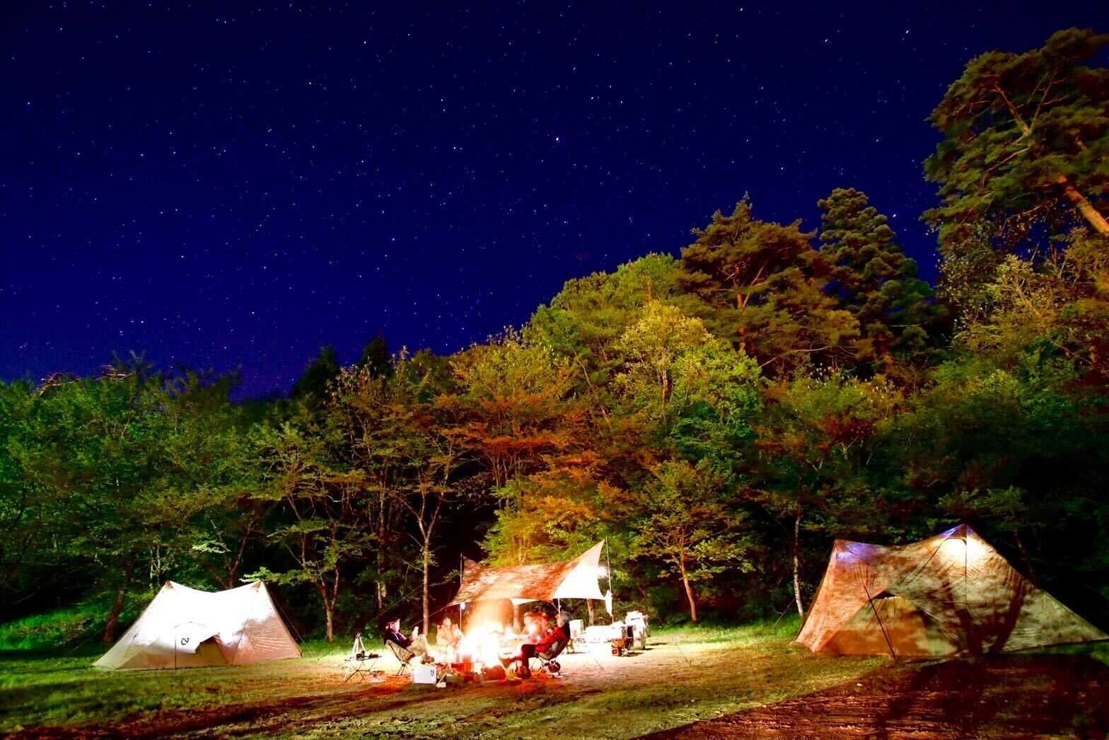 宿泊キャンプ(夜)