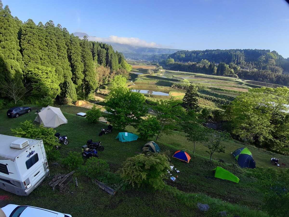 秘湯ながの湯 キャンプ場