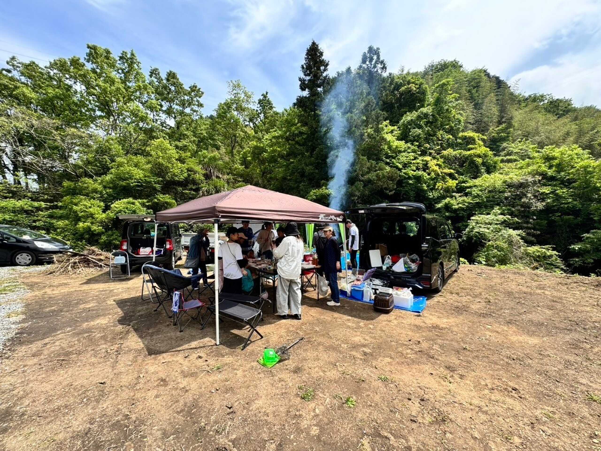 デイキャンプ利用は大人気です!川遊びしながらBBQは最高です!!!