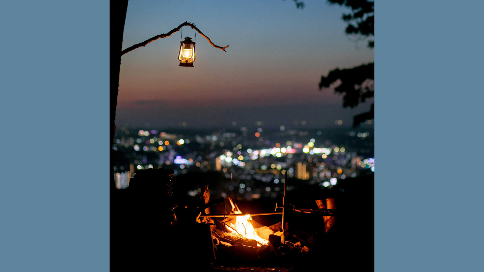 一番高い位置にあり、眺望◎Nサイトからの夜景例です。