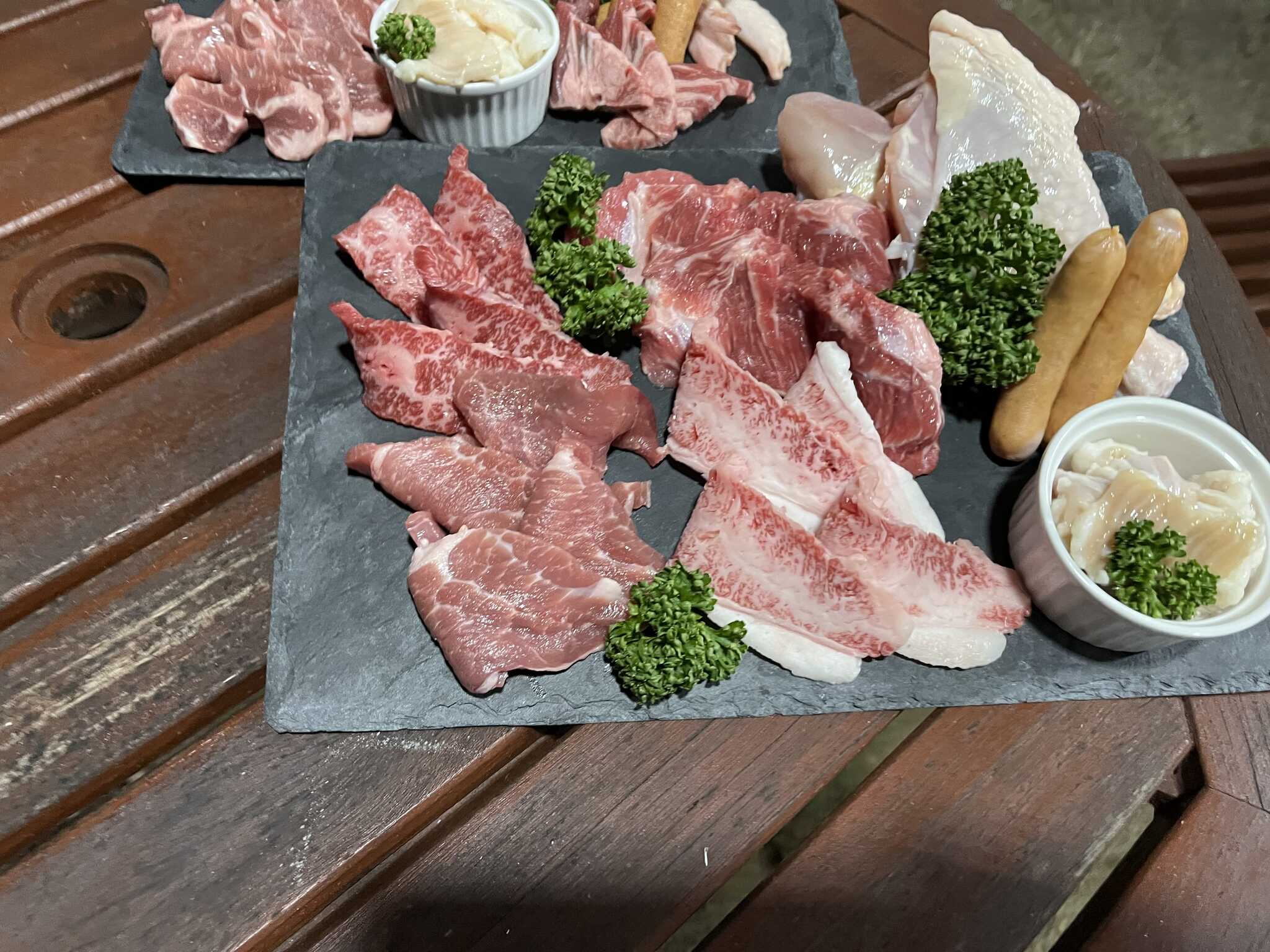 BBQ Bセット 1人前2,500円2人前から要予約