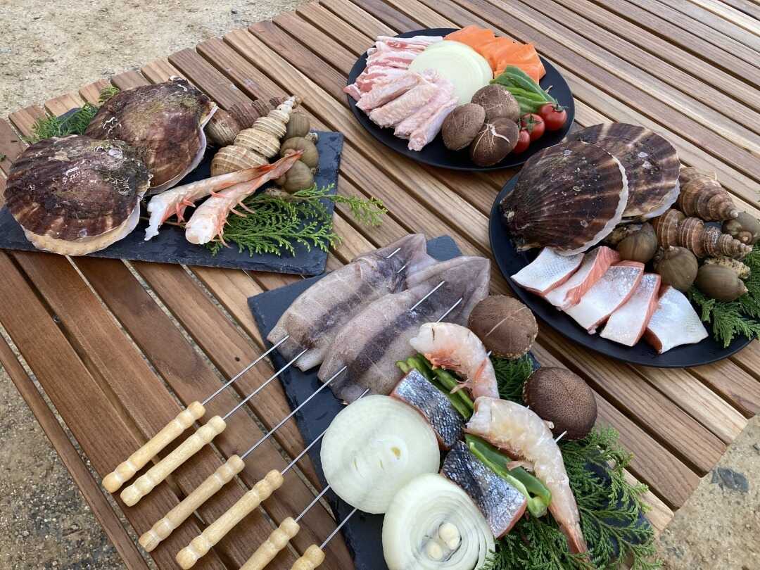 三陸の海鮮BBQセット(コンロとセットでレンタル)
