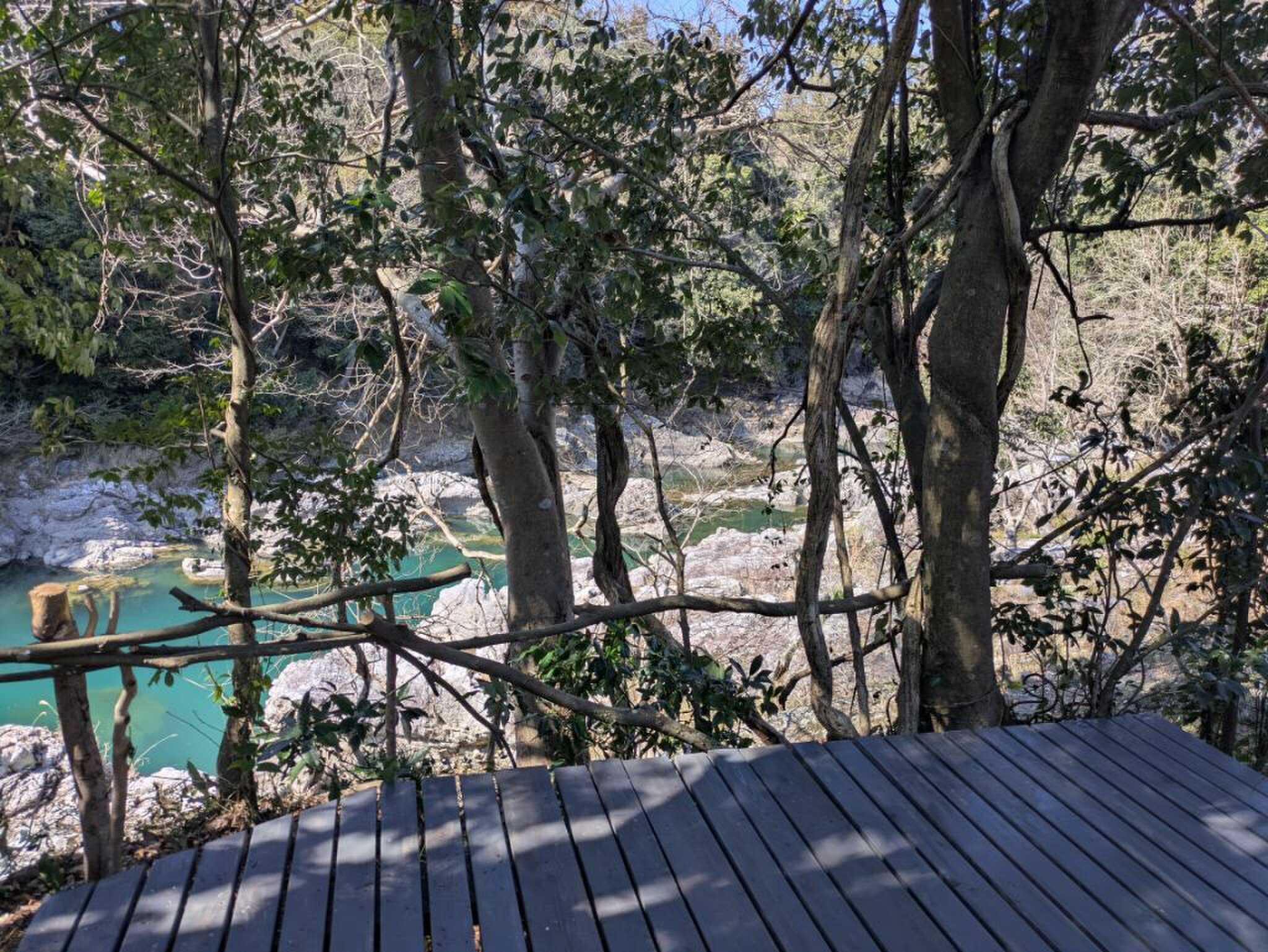 唯一の林間サイト 眺望は写真ではお伝えできません(^^)v