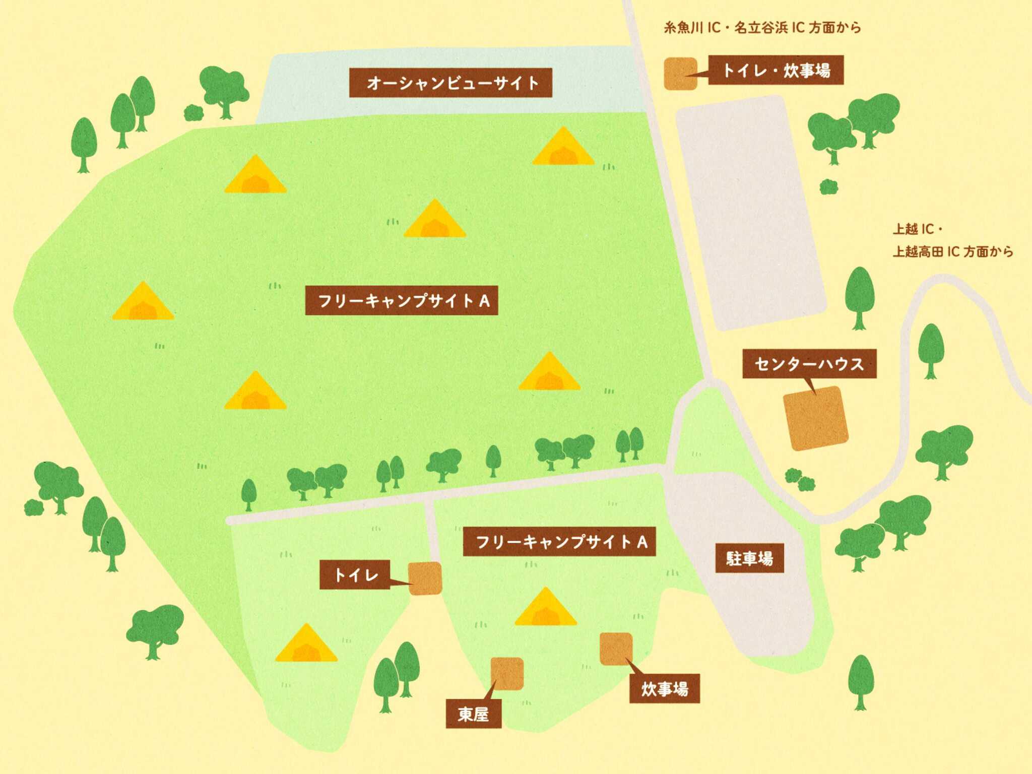 キャンプ場マップ