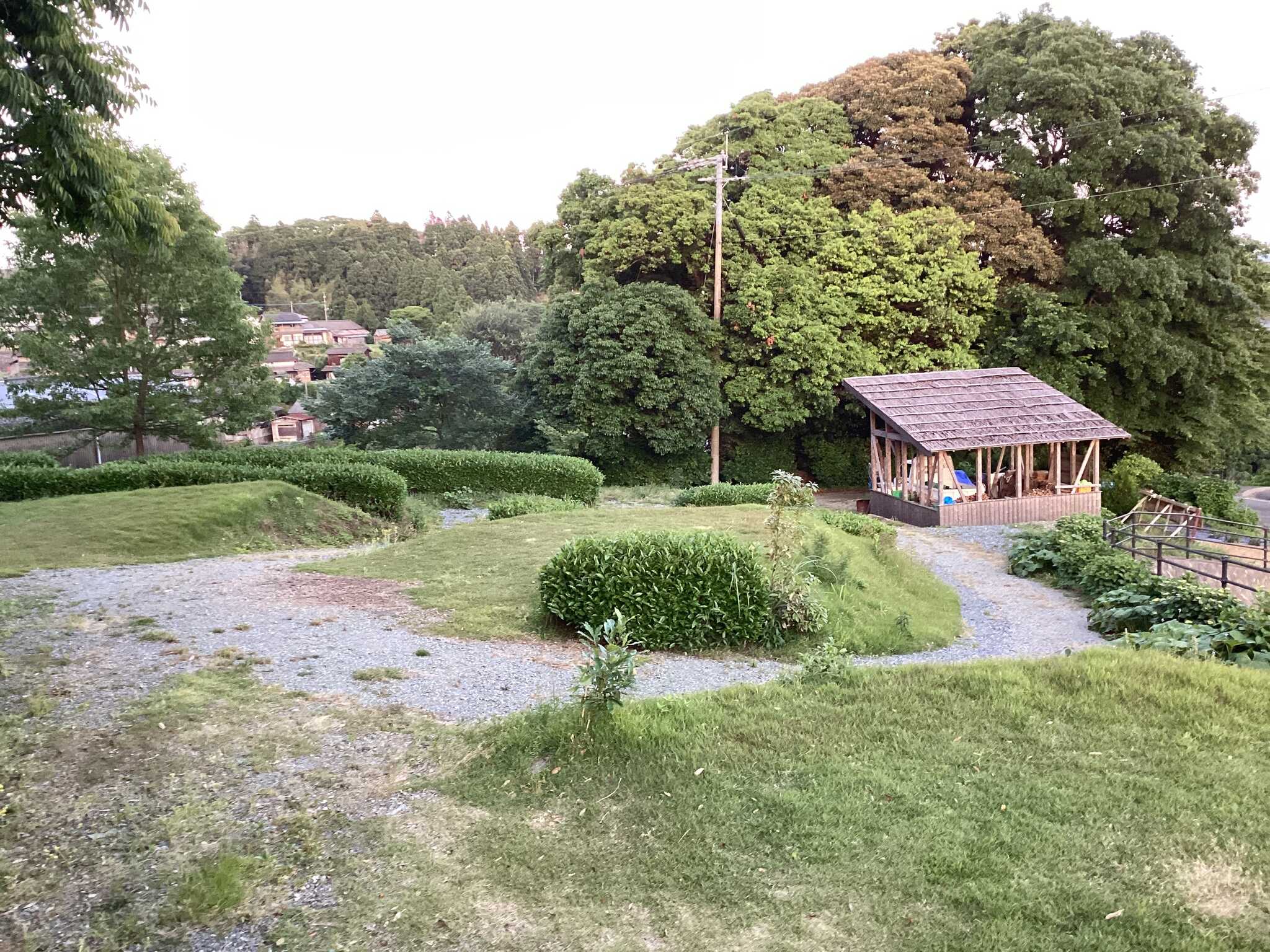 上陽焚火と夜景のキャンプ場