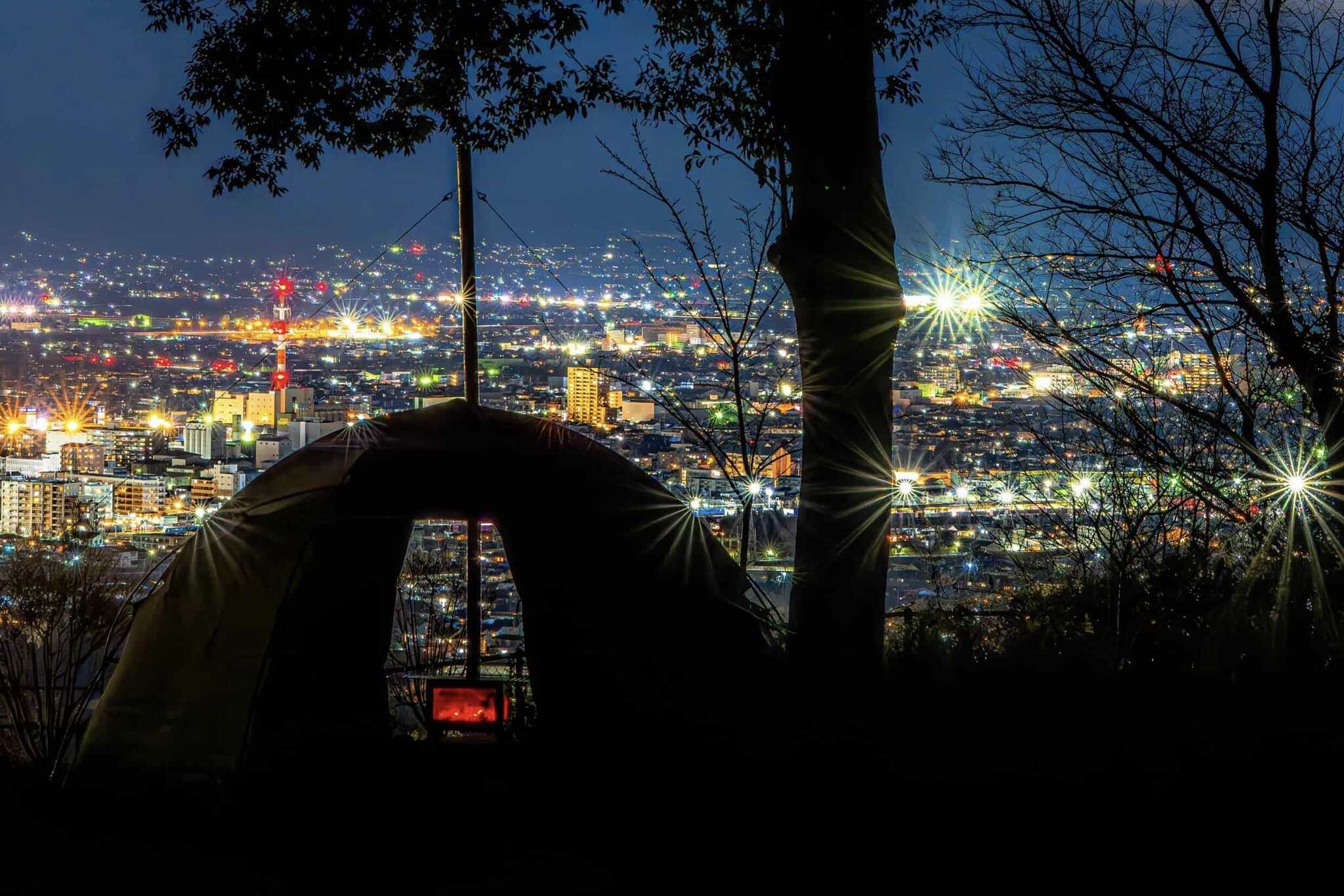 松本平の夜景を一望できます✨