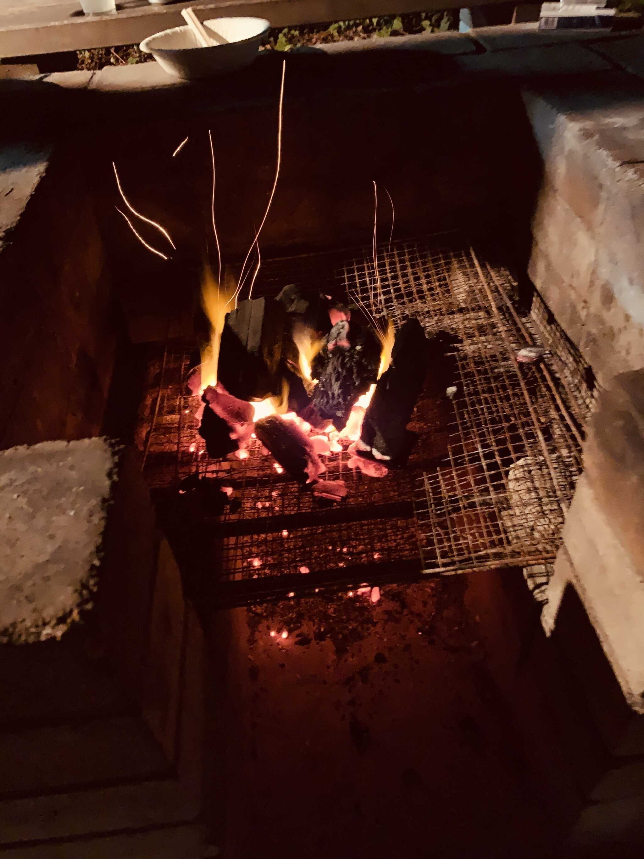 BBQスペース(網以外完備)