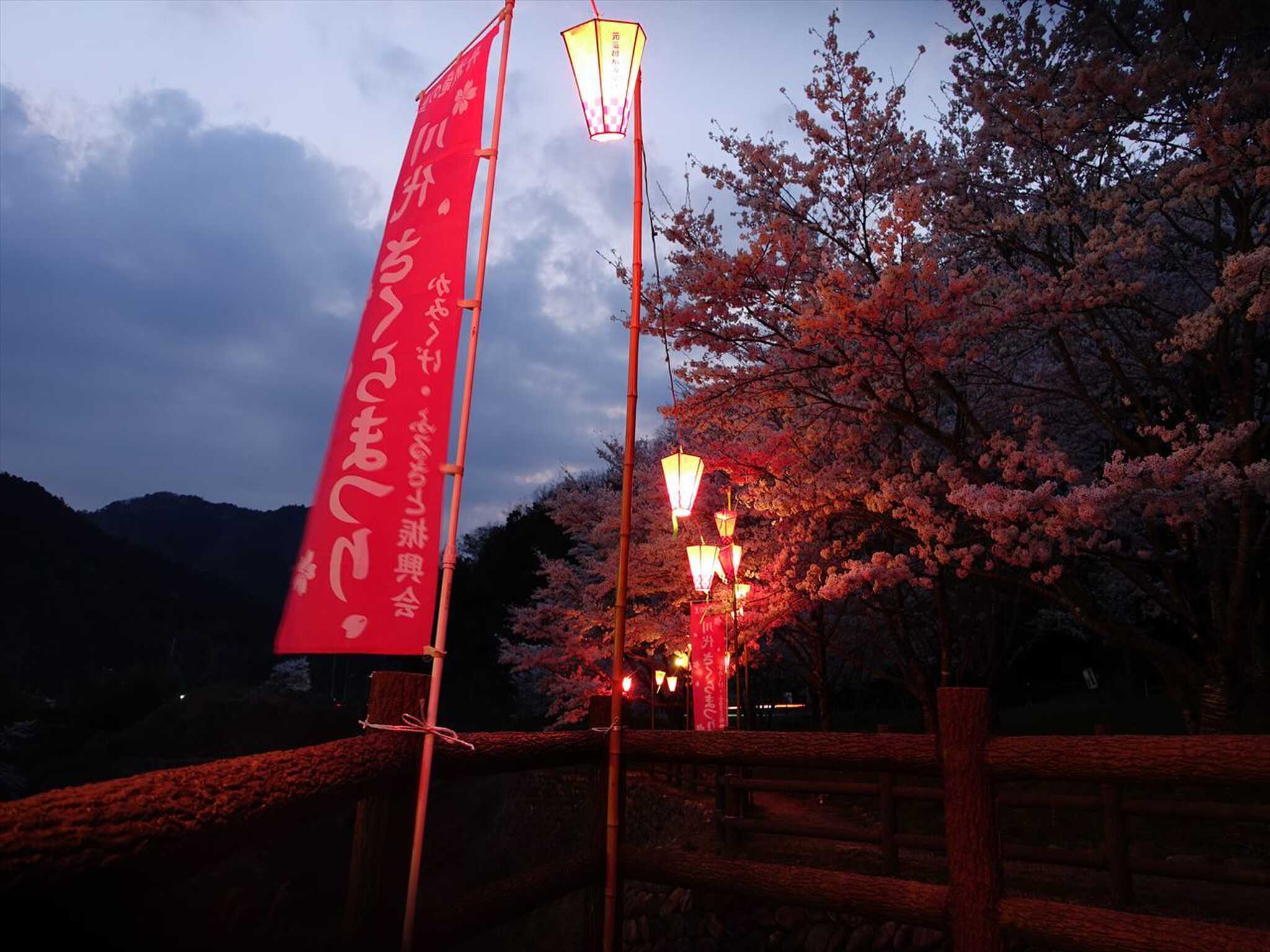川代桜まつりがある。