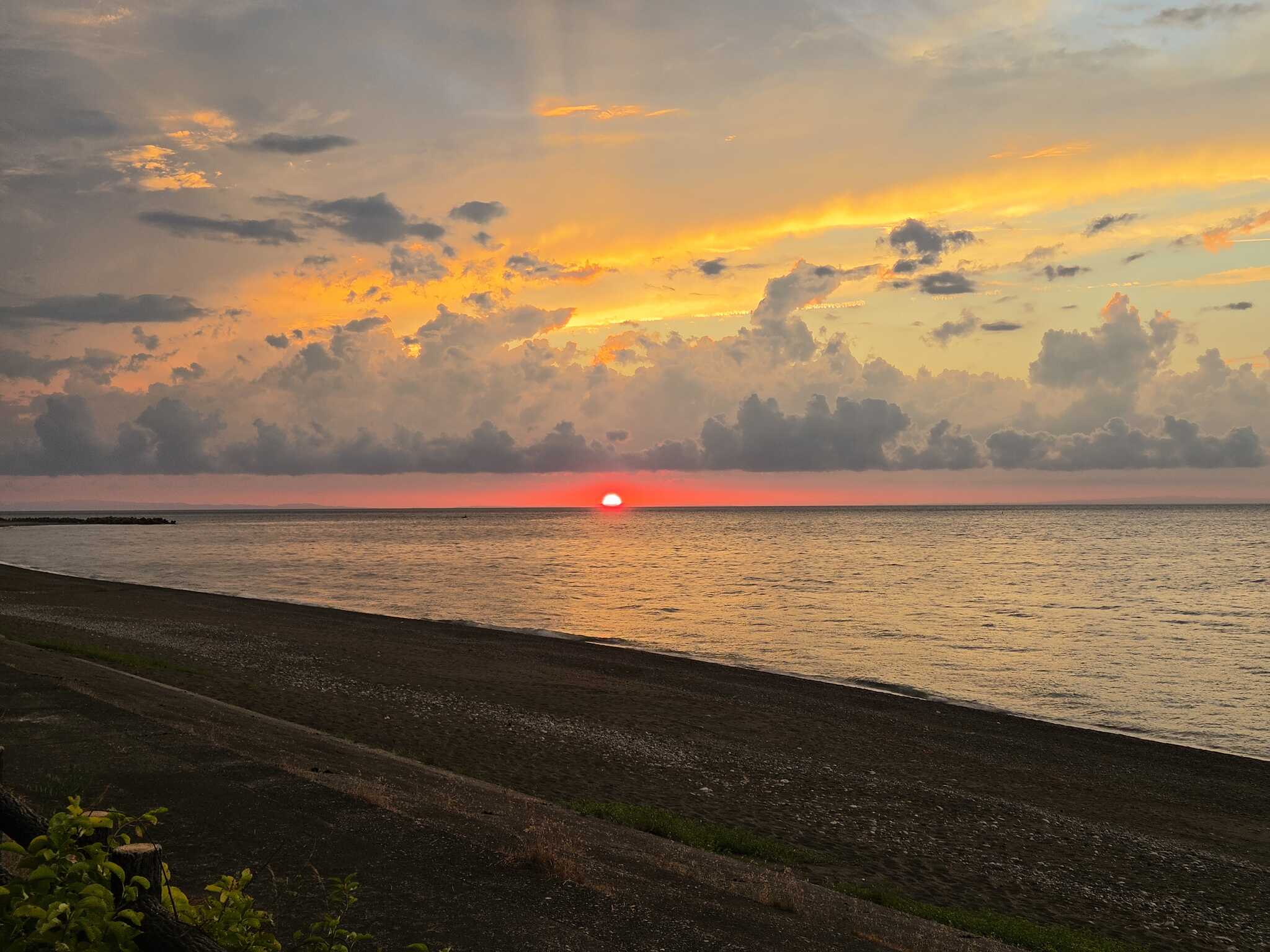 夕陽沈む