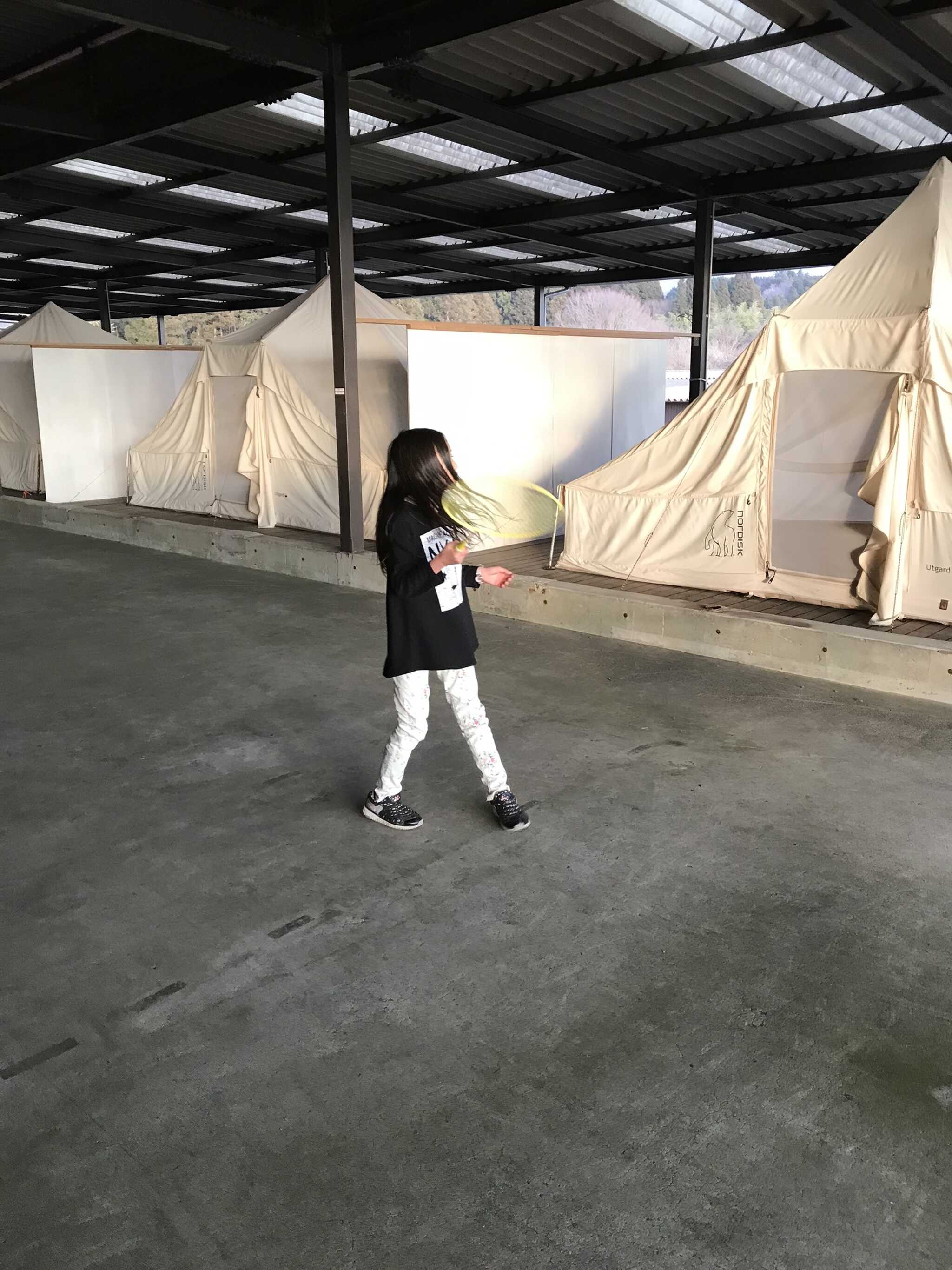 バドミントンできます!