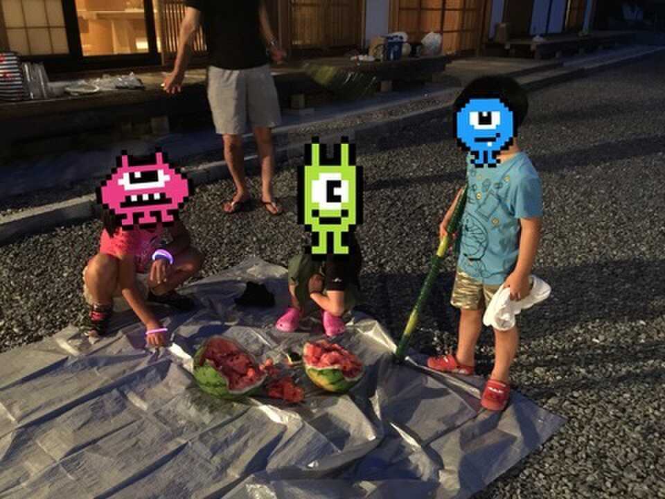 夏の思い出すいか割り