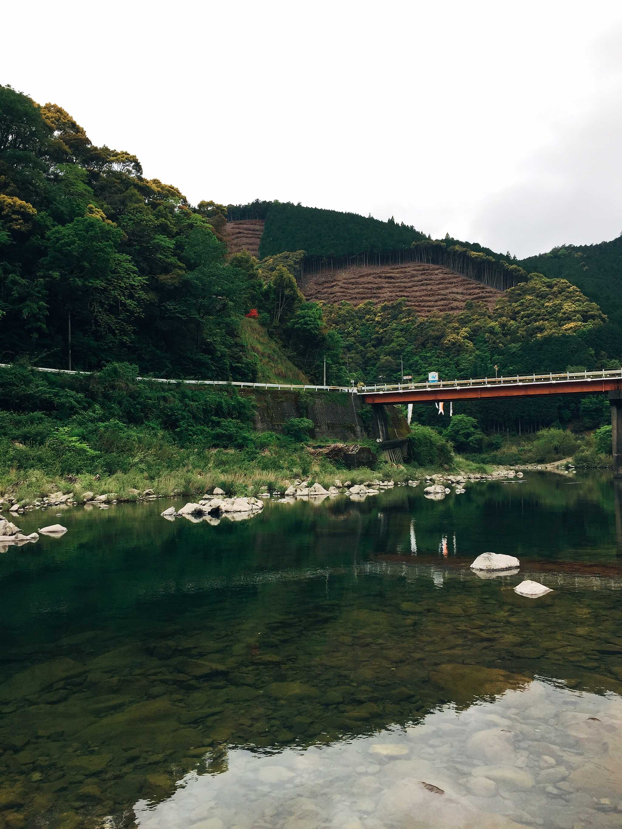 川は穏やか