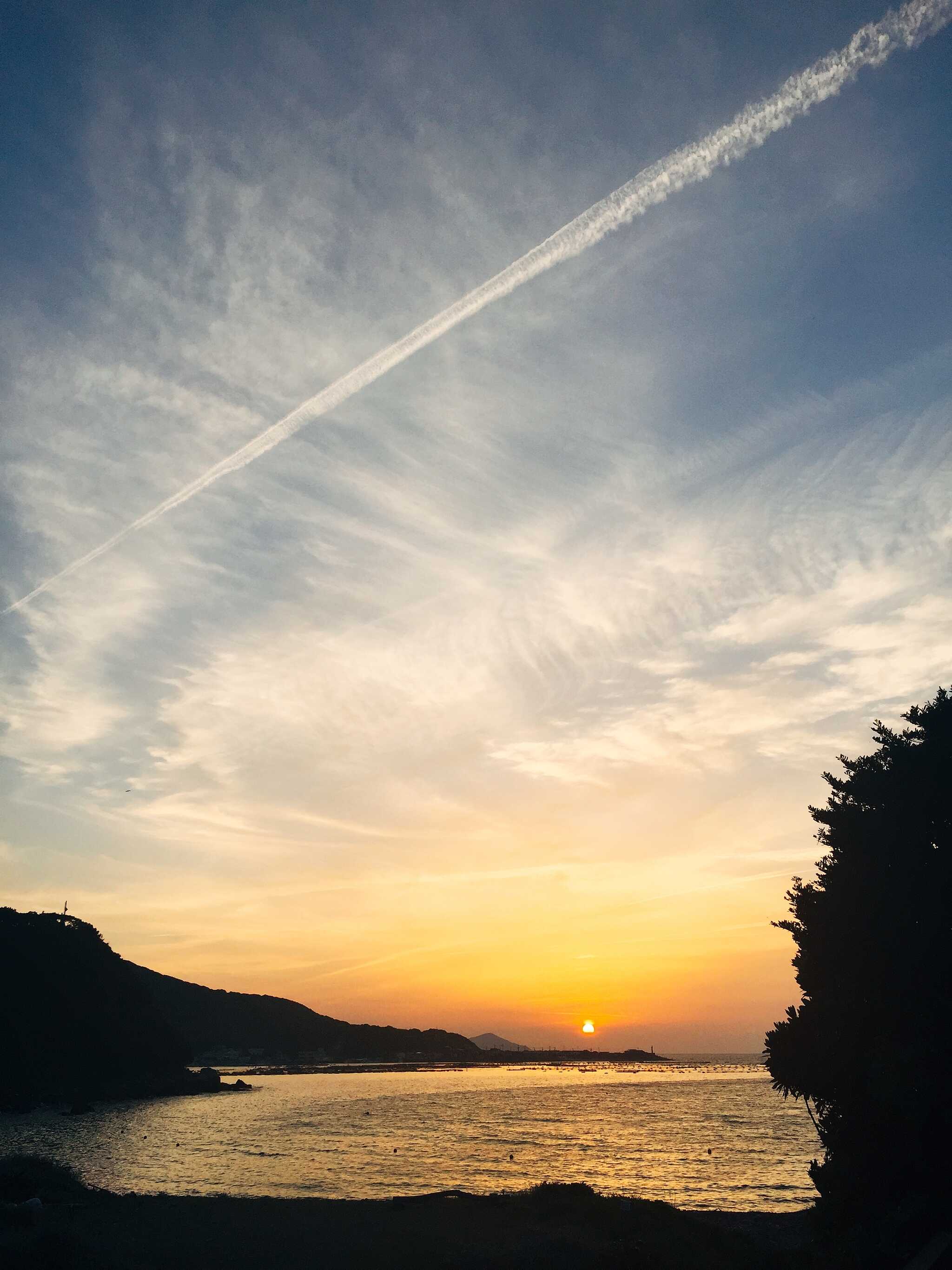 夕日がきれい