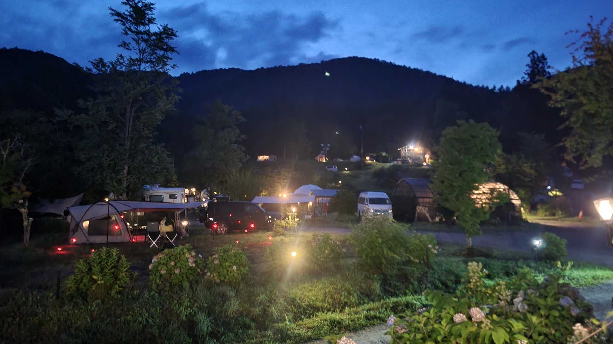 白馬森のわさび農園オートキャンプ場の口コミ投稿写真