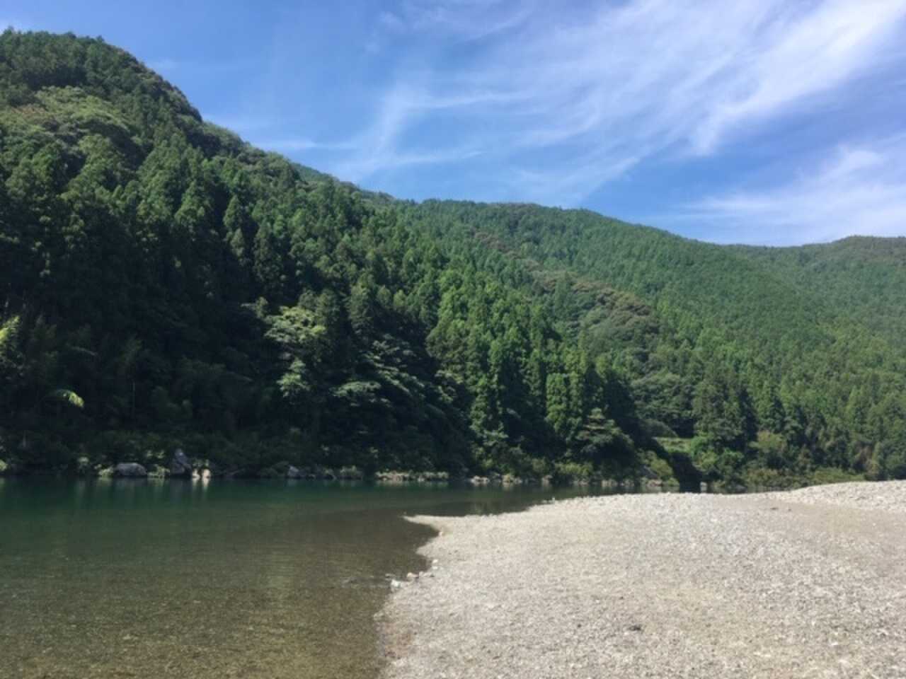 川遊びもできます