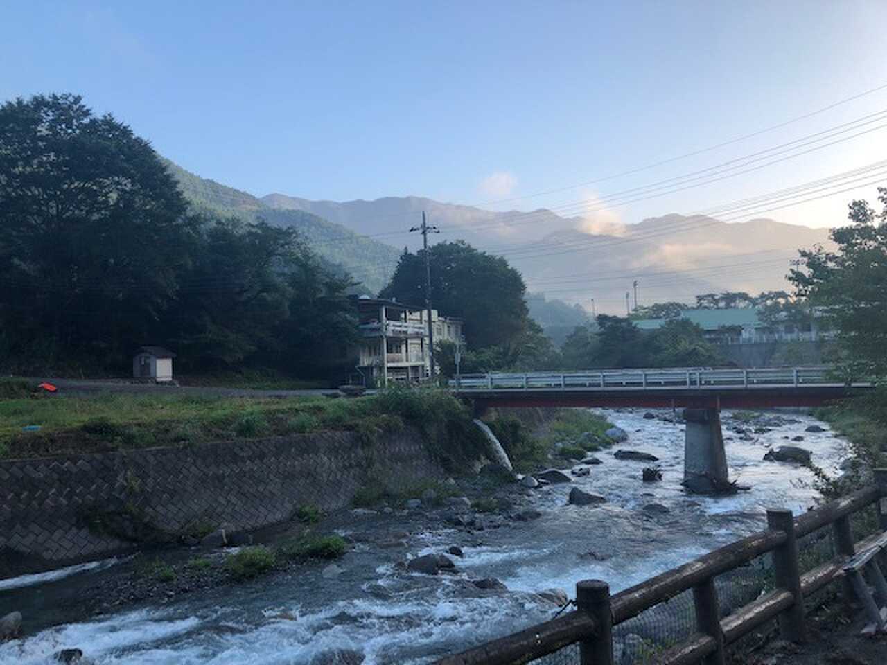 キャンプ場からの眺め