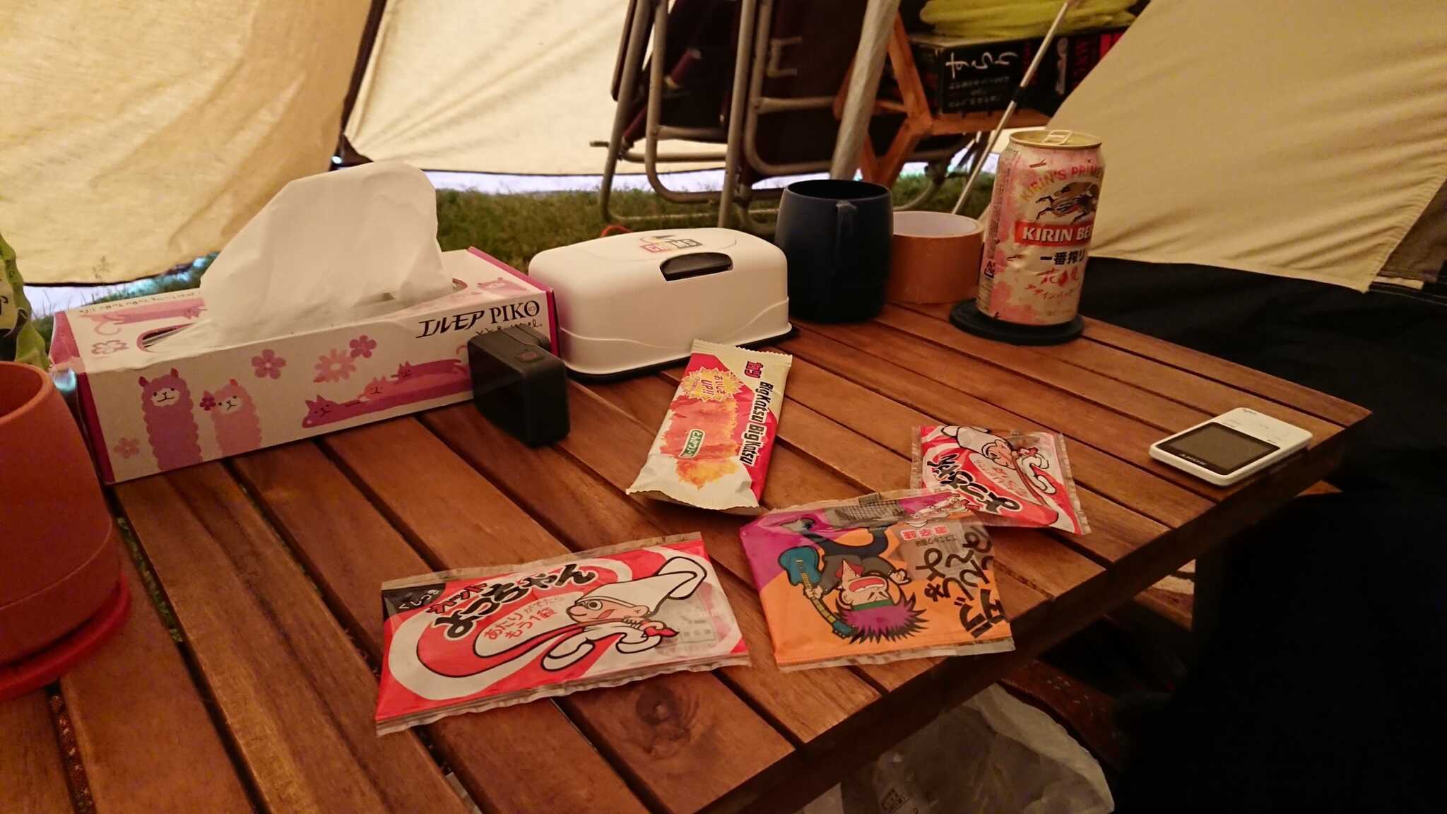 駄菓子キャンプ