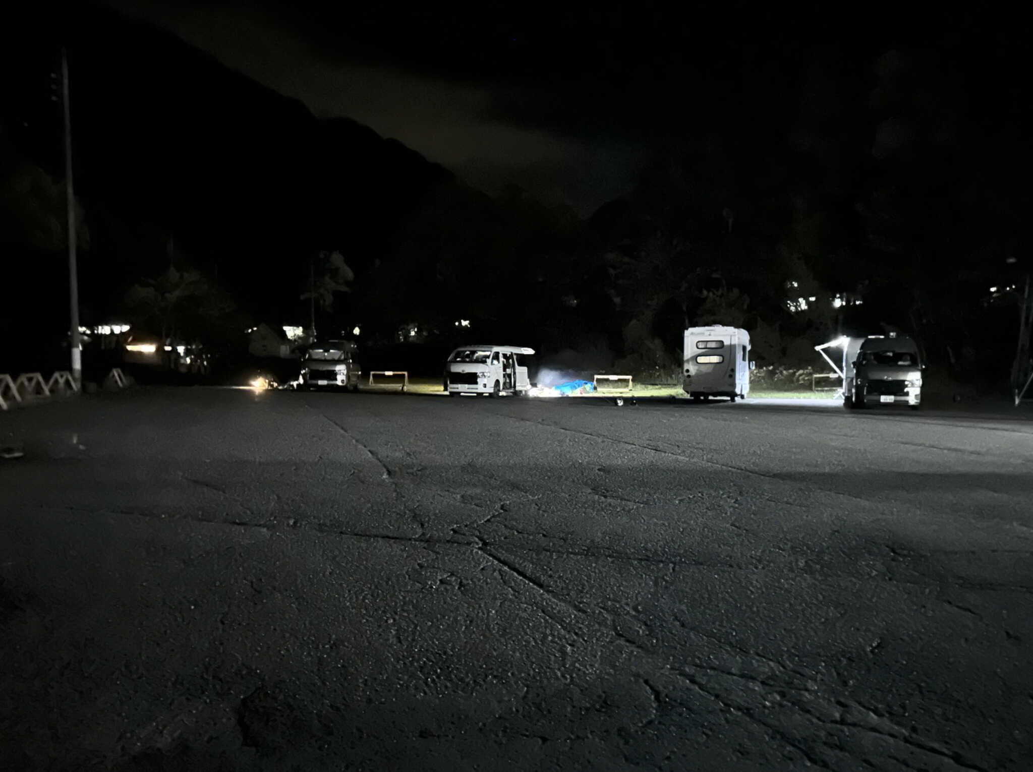 RVパーク全景(夜)