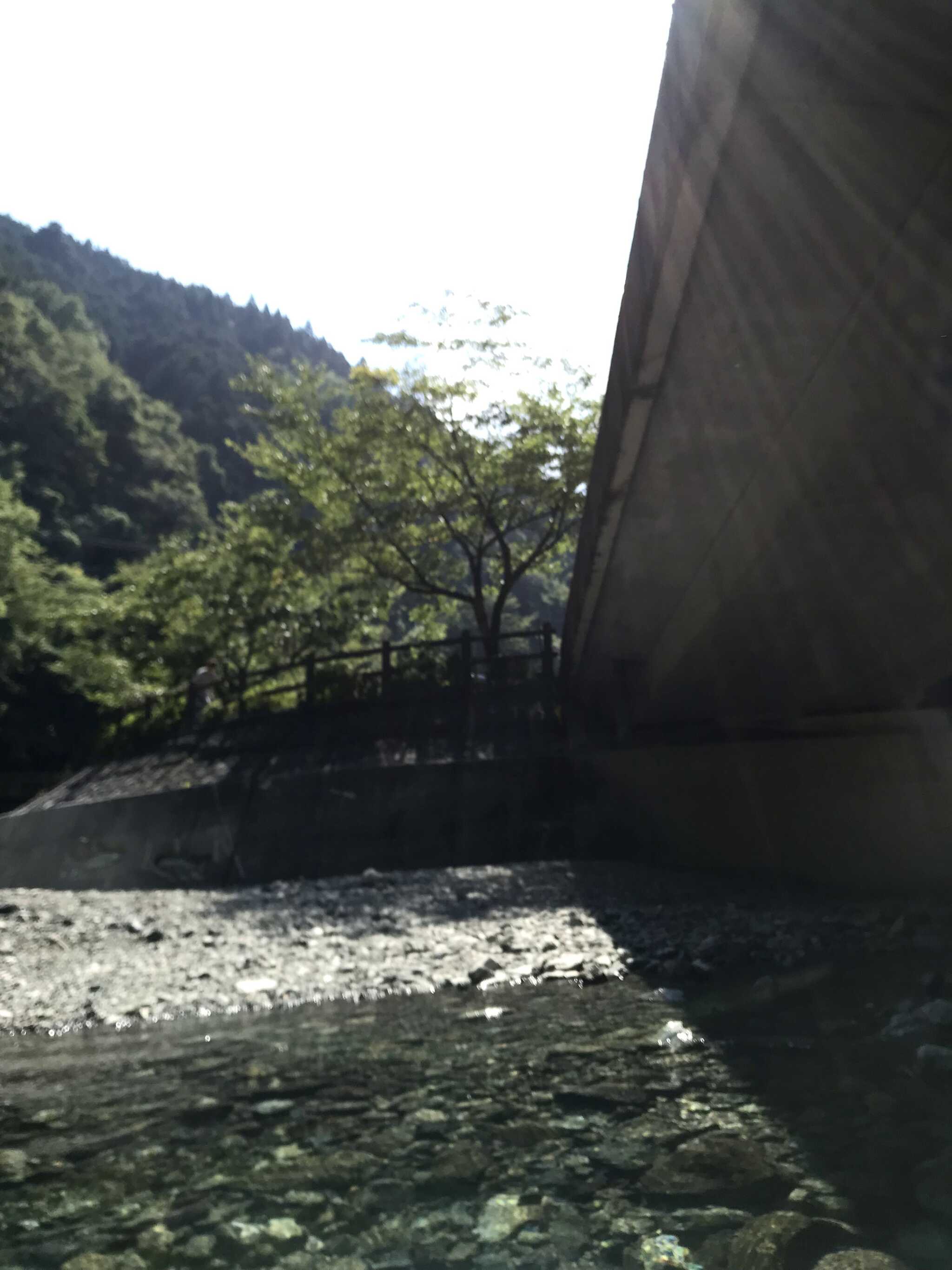 川の浅いところ