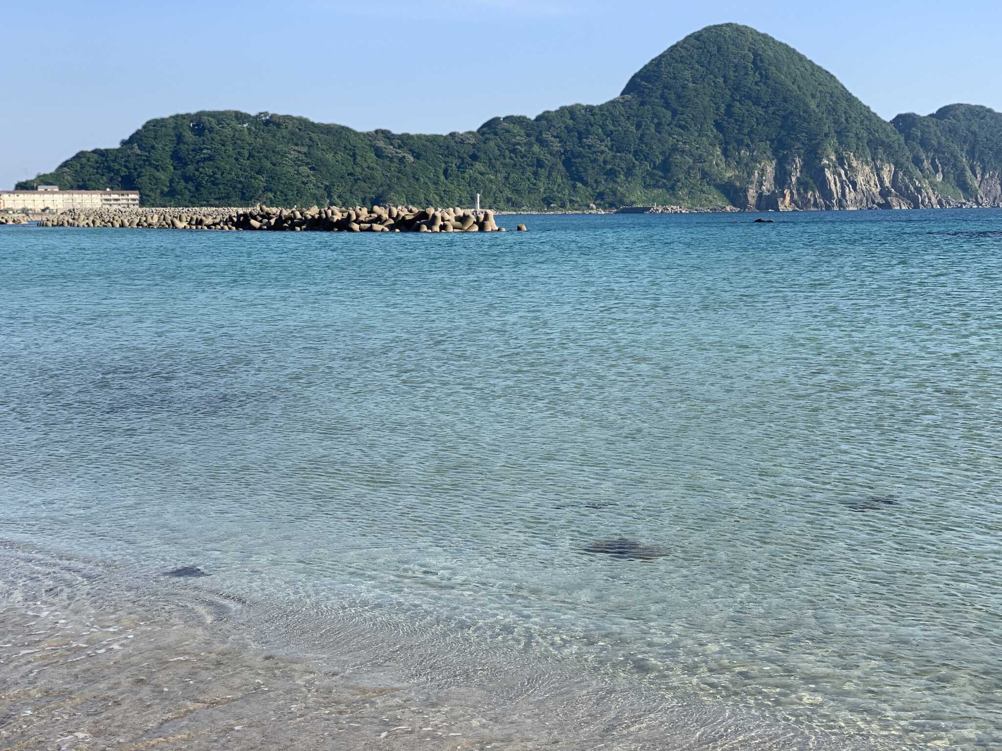 キャンプ場前浜