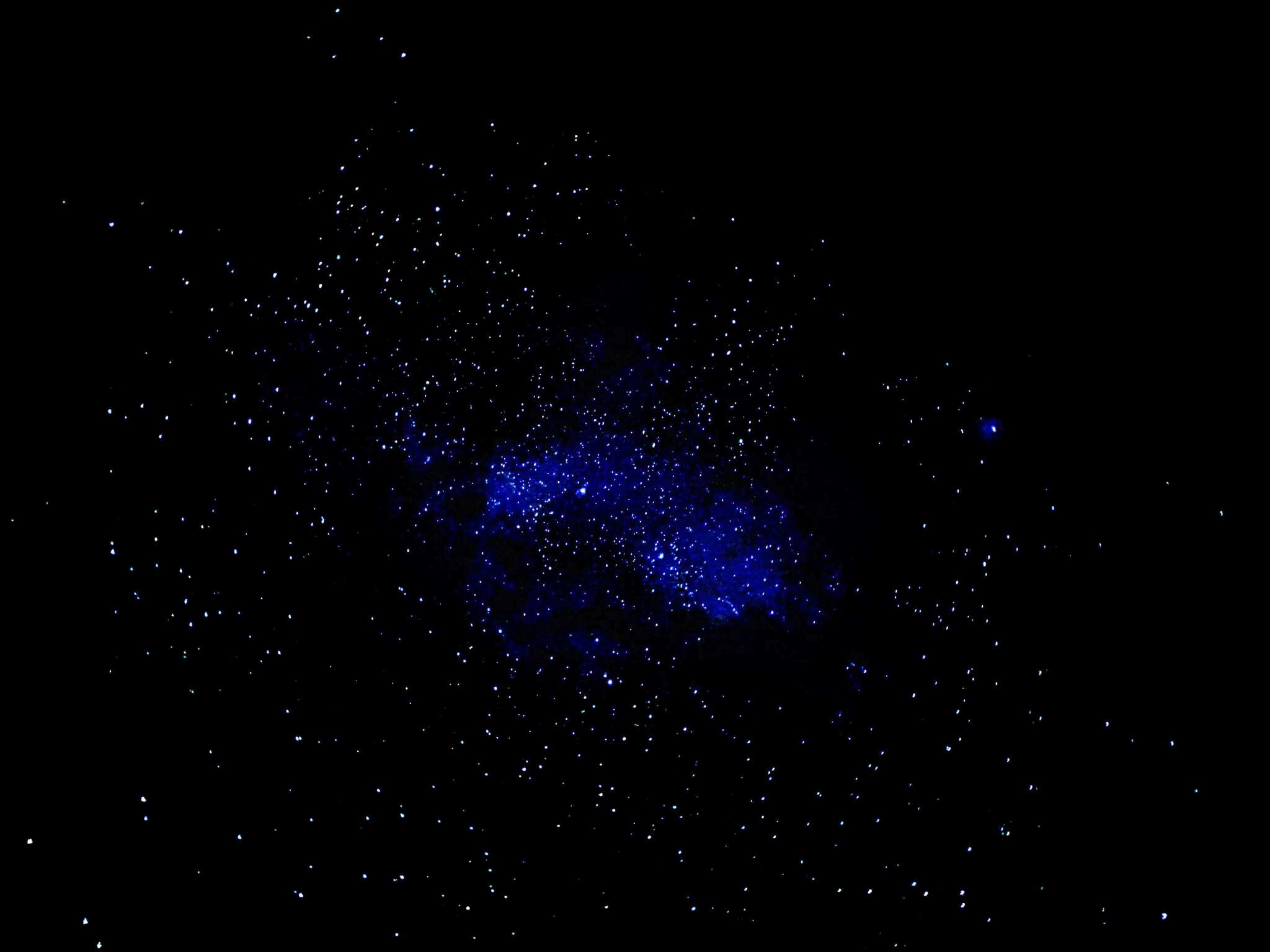 夜 新月を狙ってみて