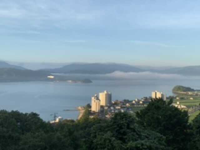 キャンプ場からの景色