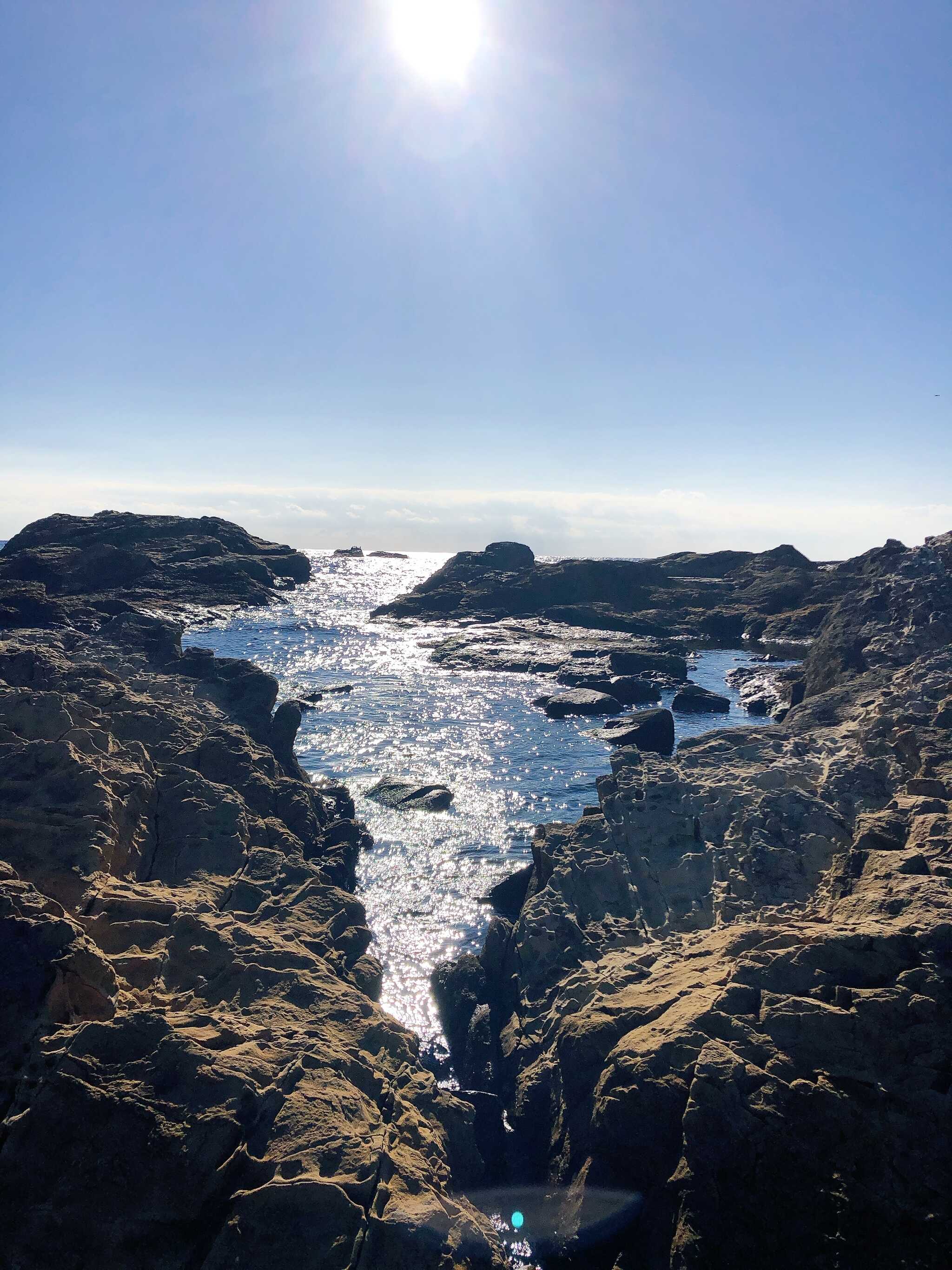 目の前の海
