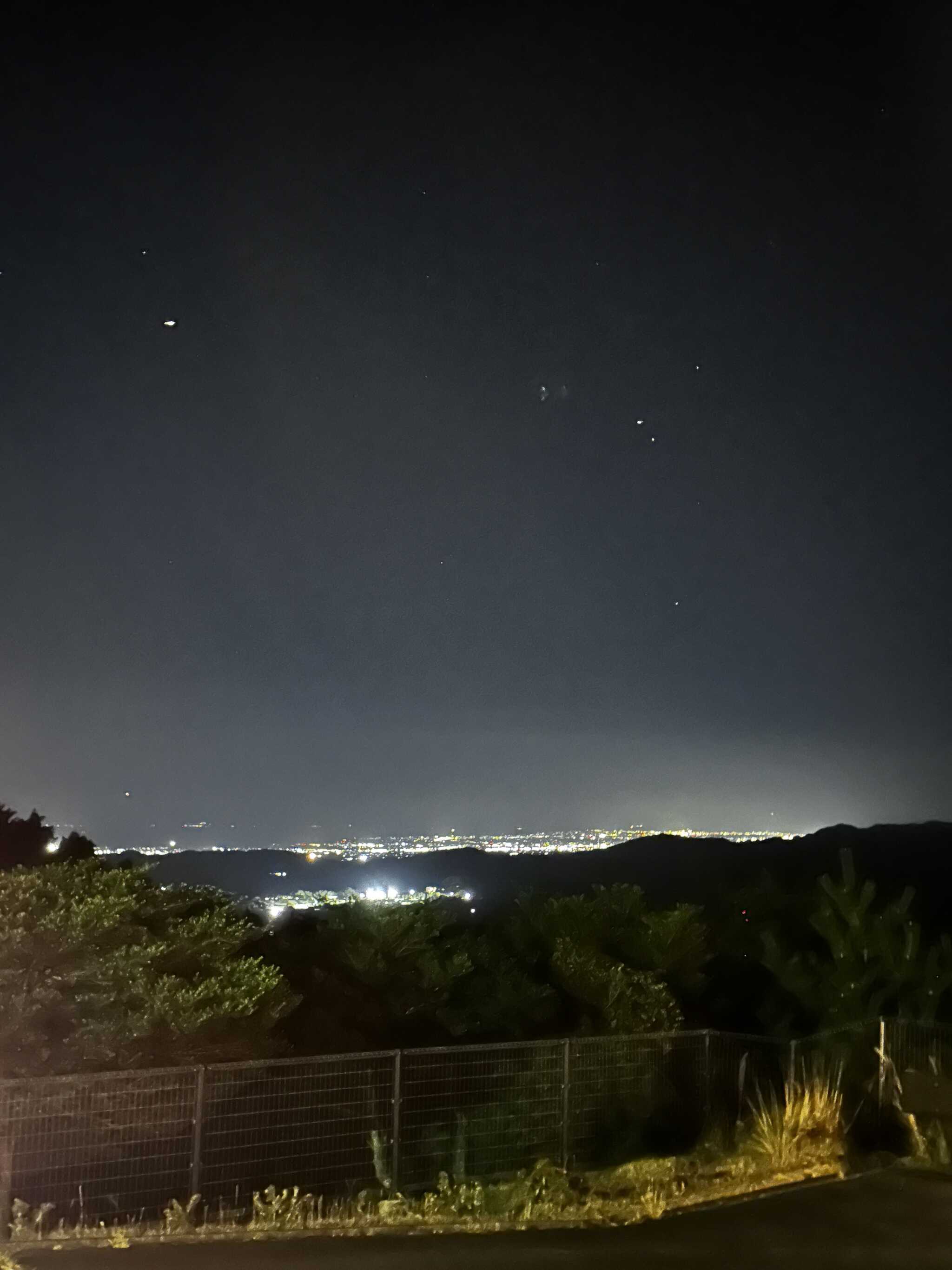 18時の夜景