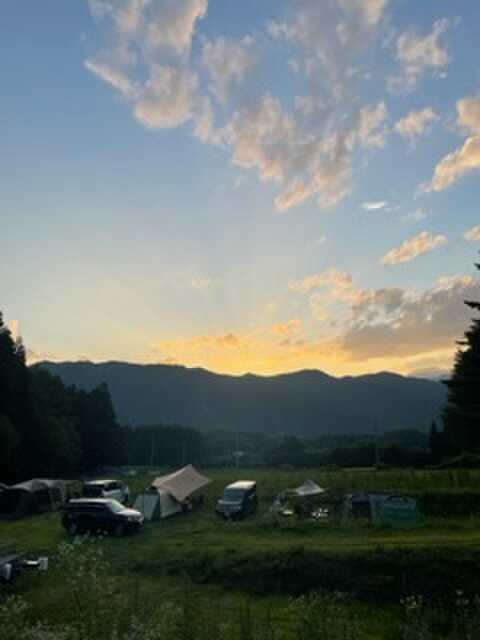 サイトより夕日