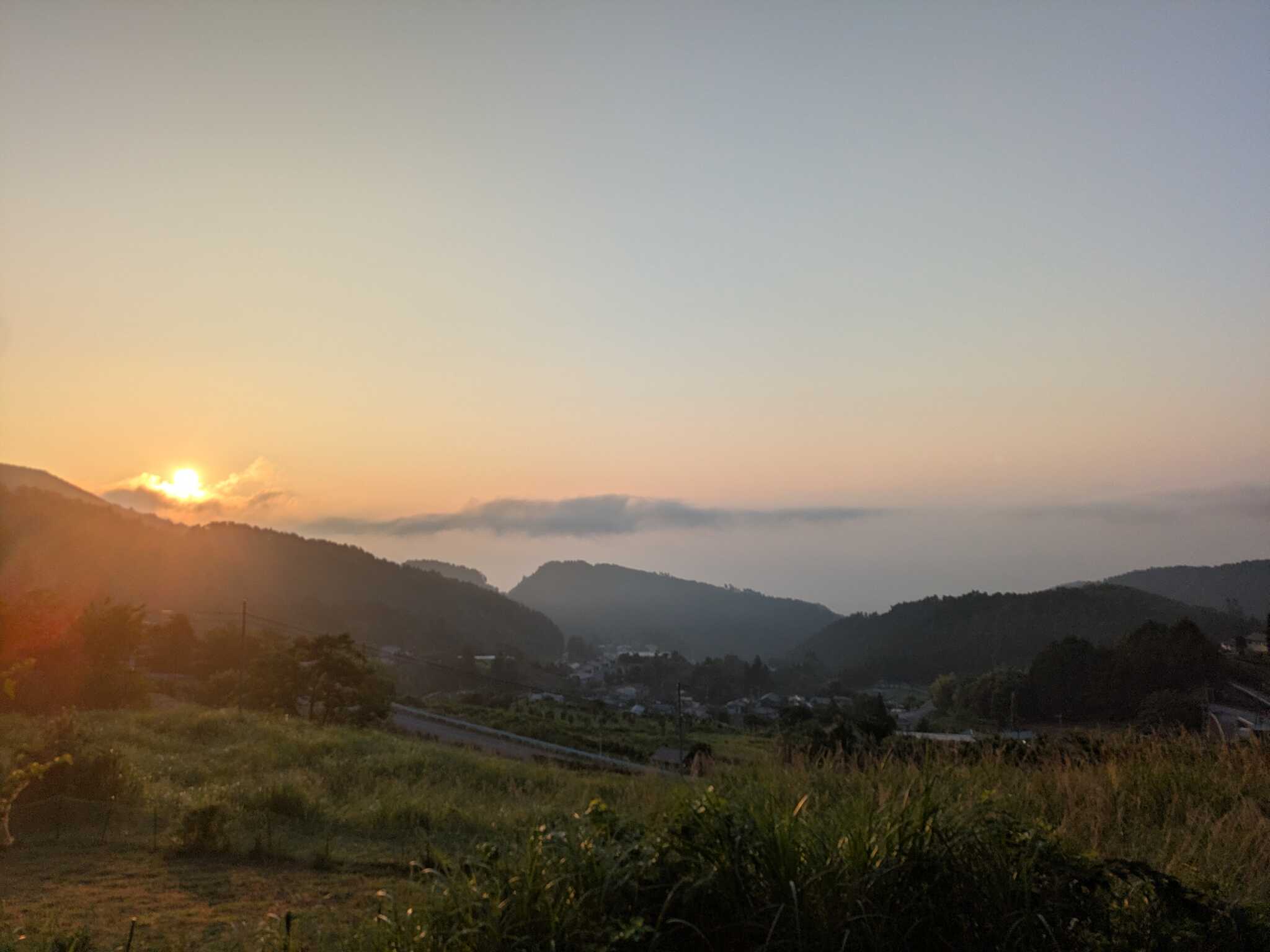 朝の雲海