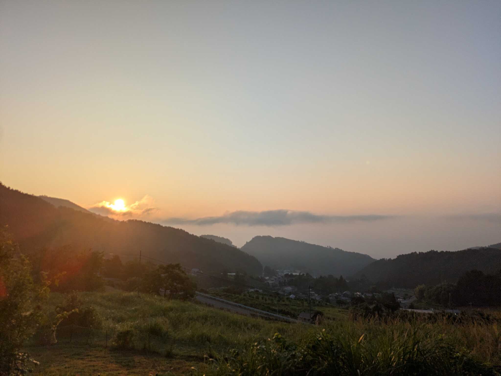 朝の雲海