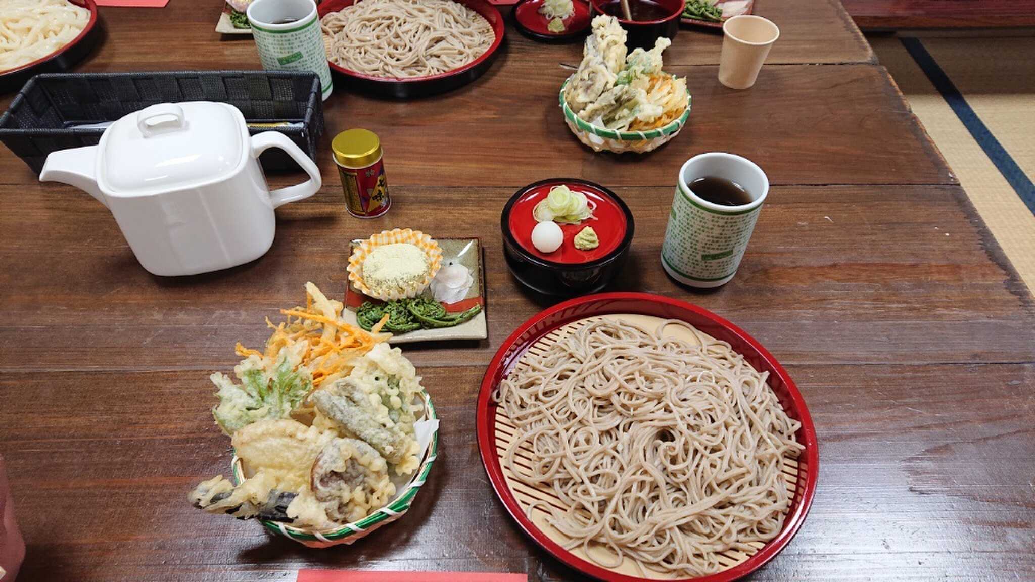 大岡温泉のお蕎麦
