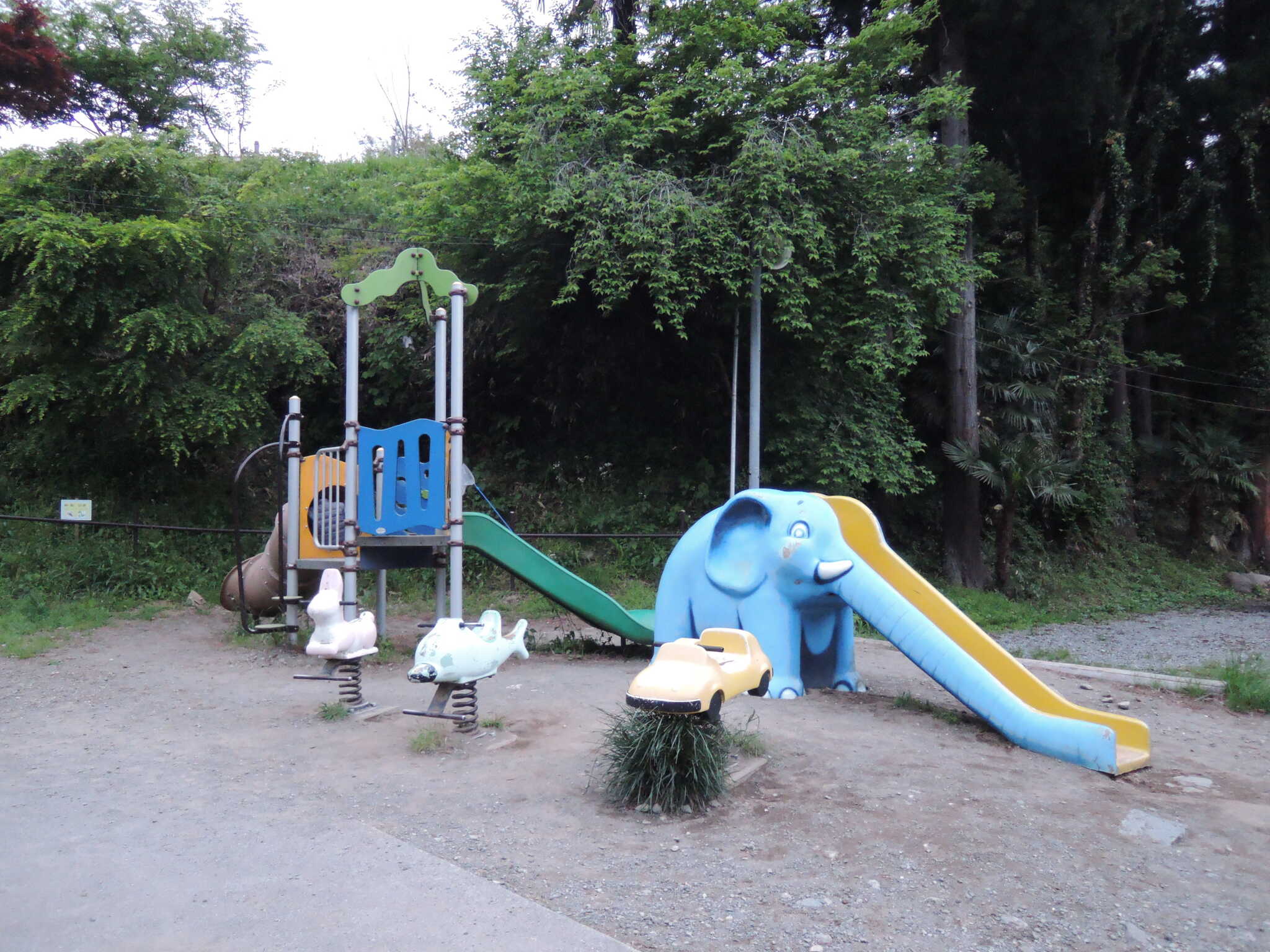 近所の公園の様な遊具、意外と子供達に人気だった。