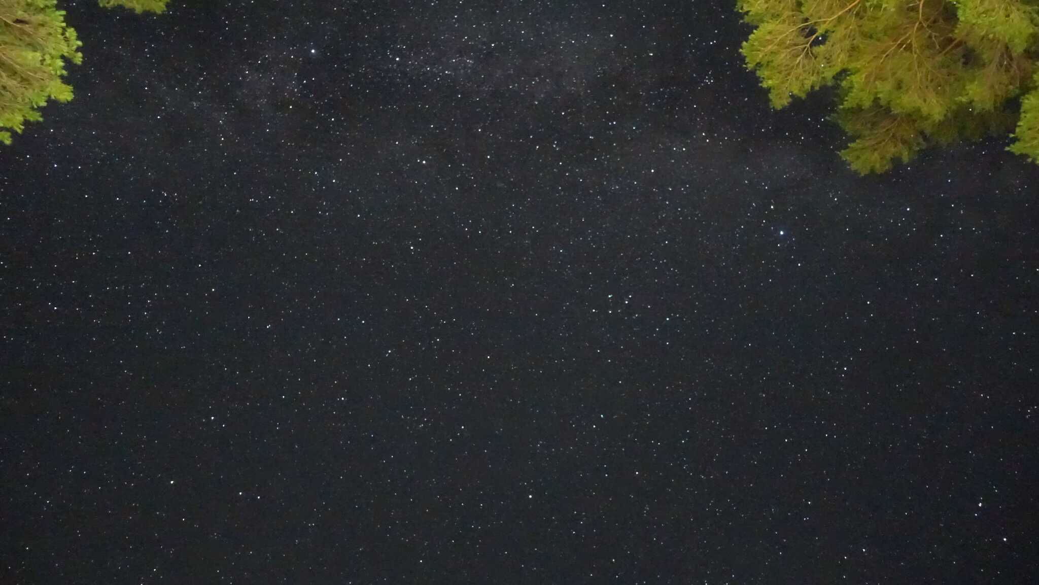 夜は満点の星空が見られます(2)