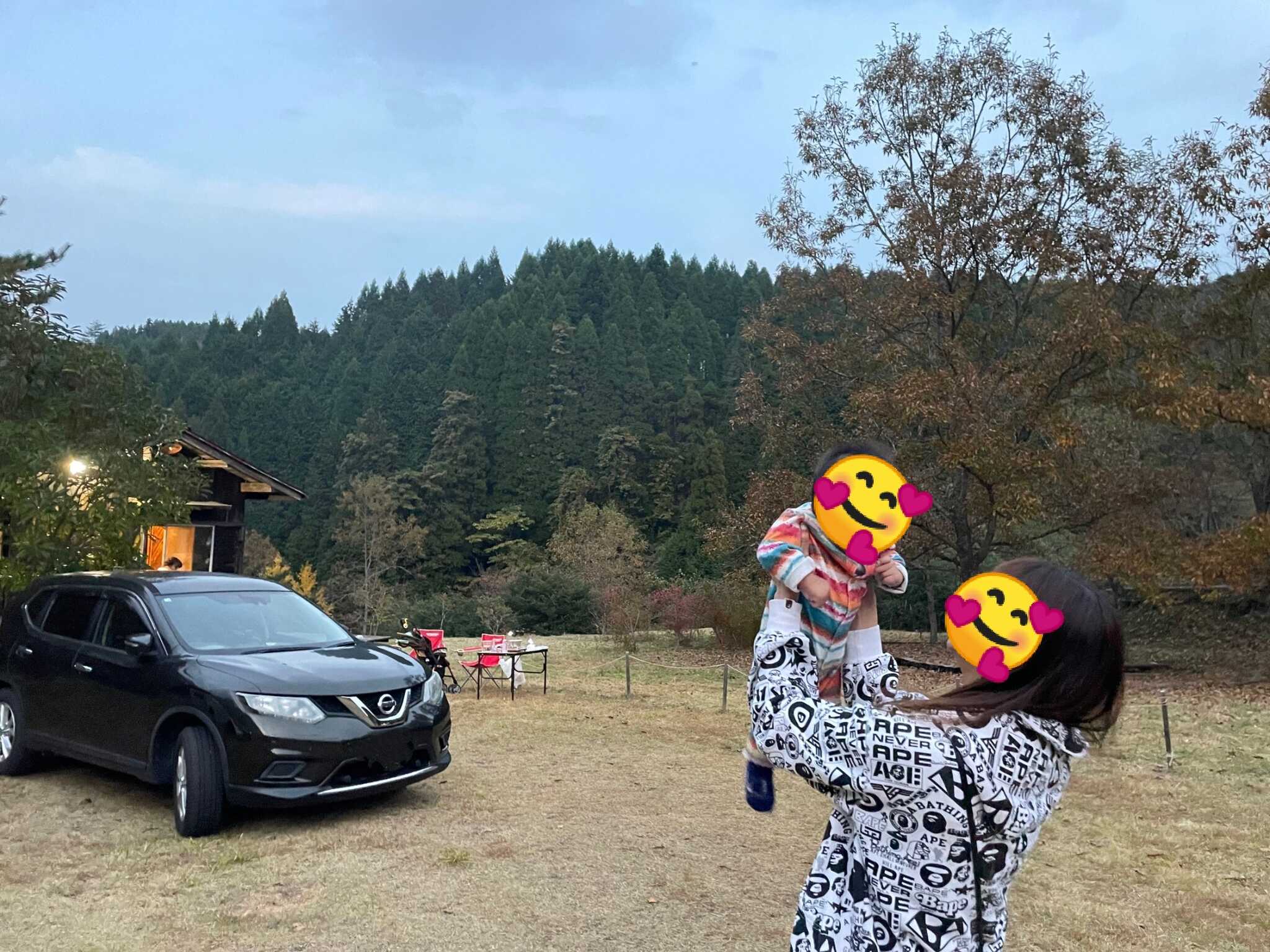 大自然の中のんびり