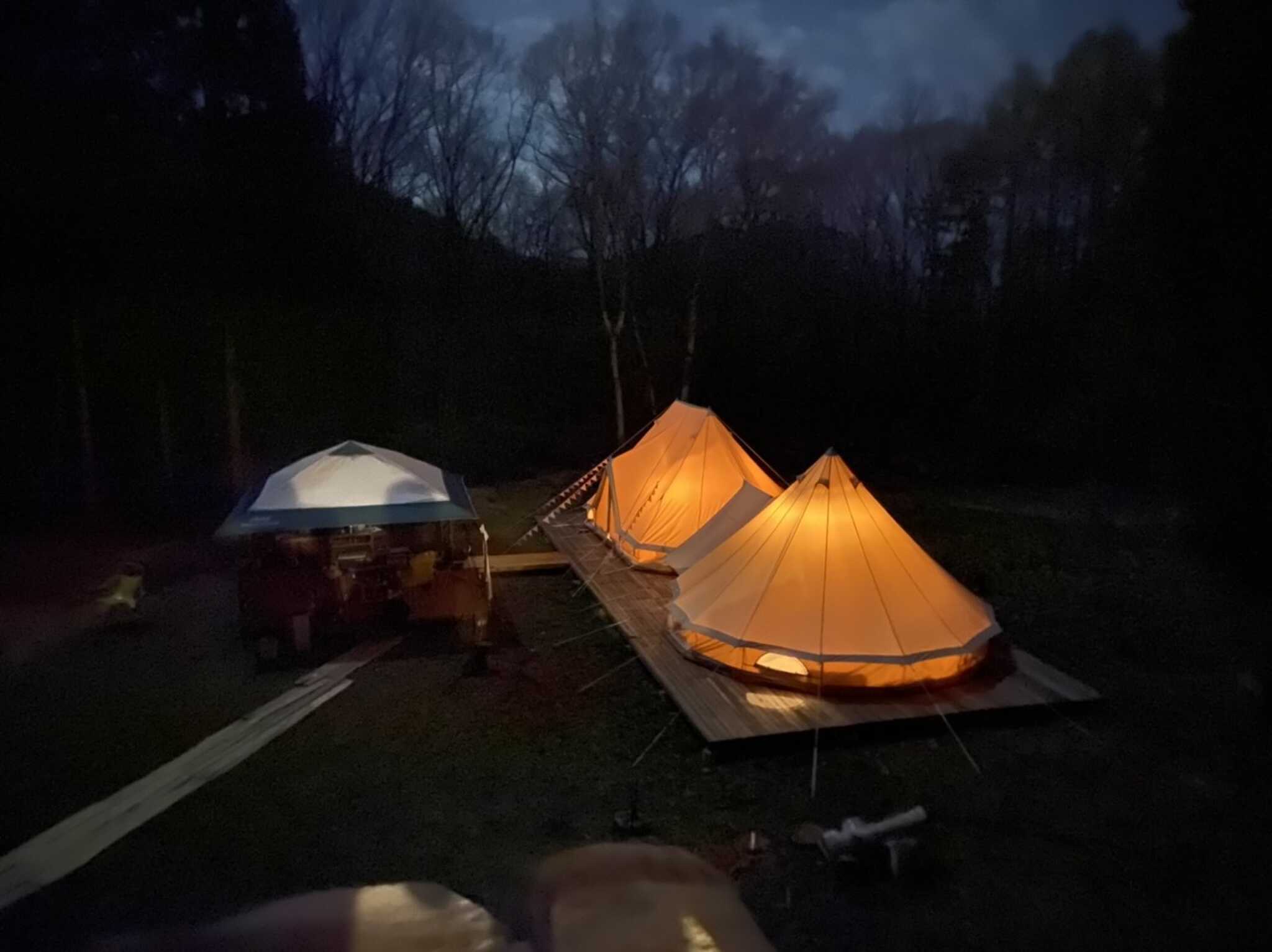 温泉からの景色